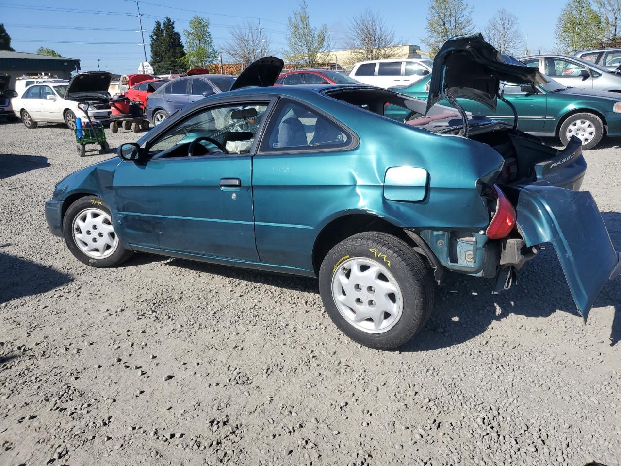 1996 Toyota Paseo  Green vin: JT2CC52H1T0002017
