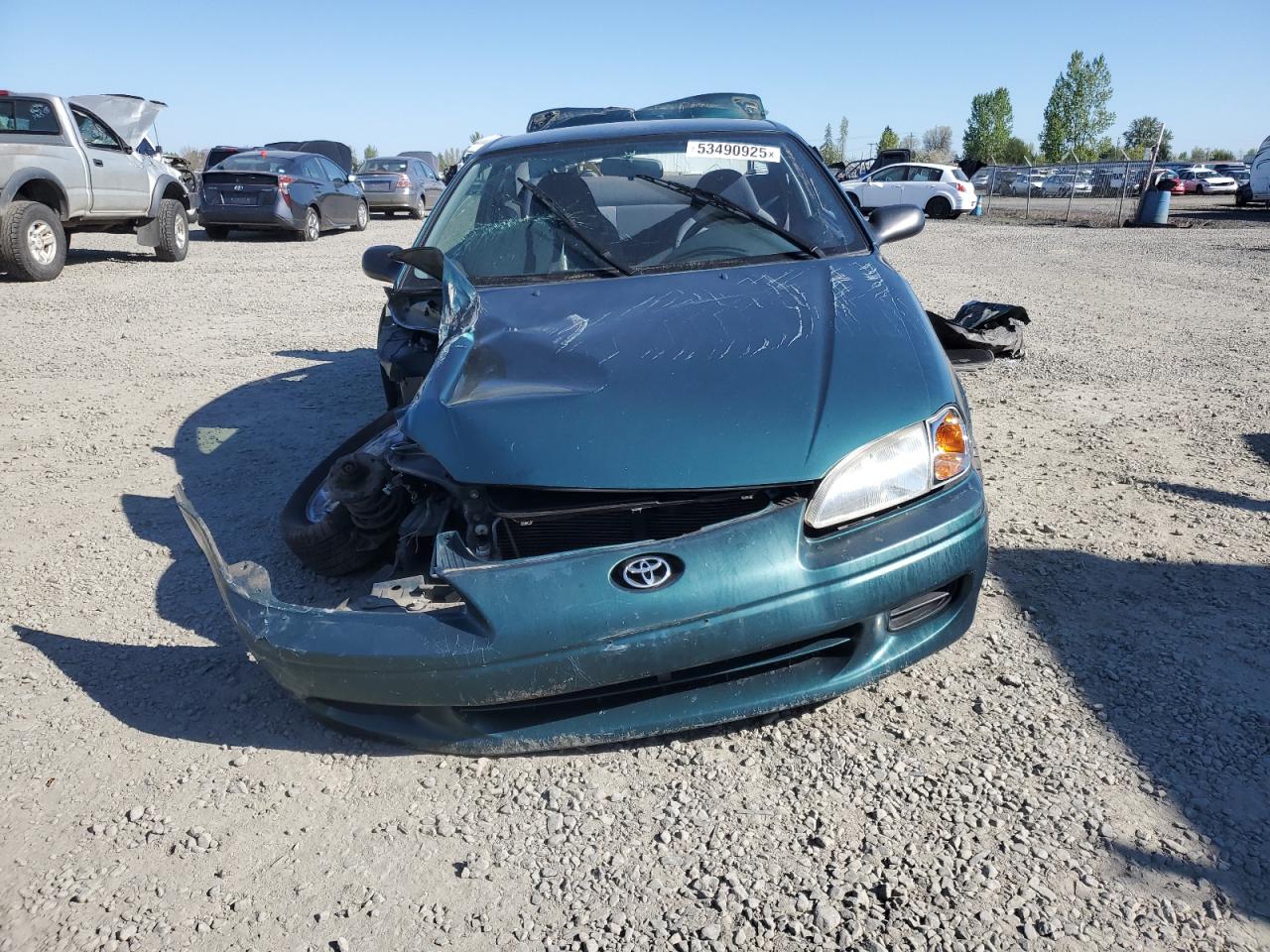 1996 Toyota Paseo  Green vin: JT2CC52H1T0002017
