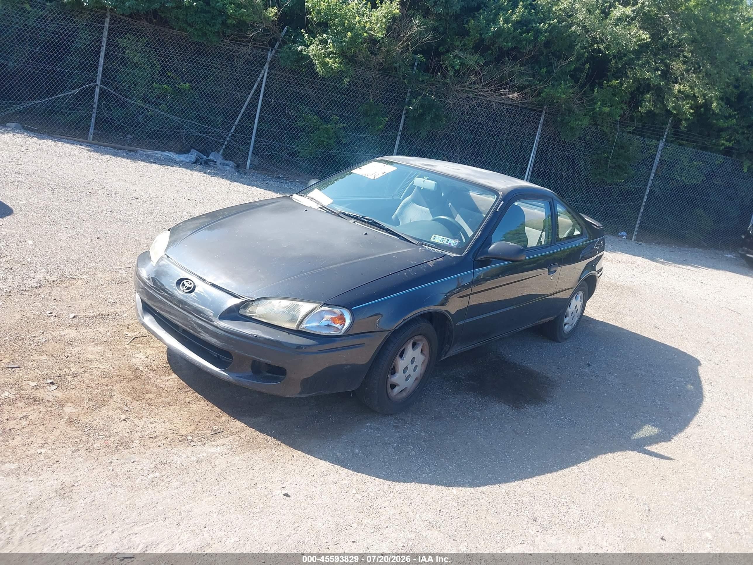 1996 Toyota Paseo   Black vin: JT2CC52H2T0004391