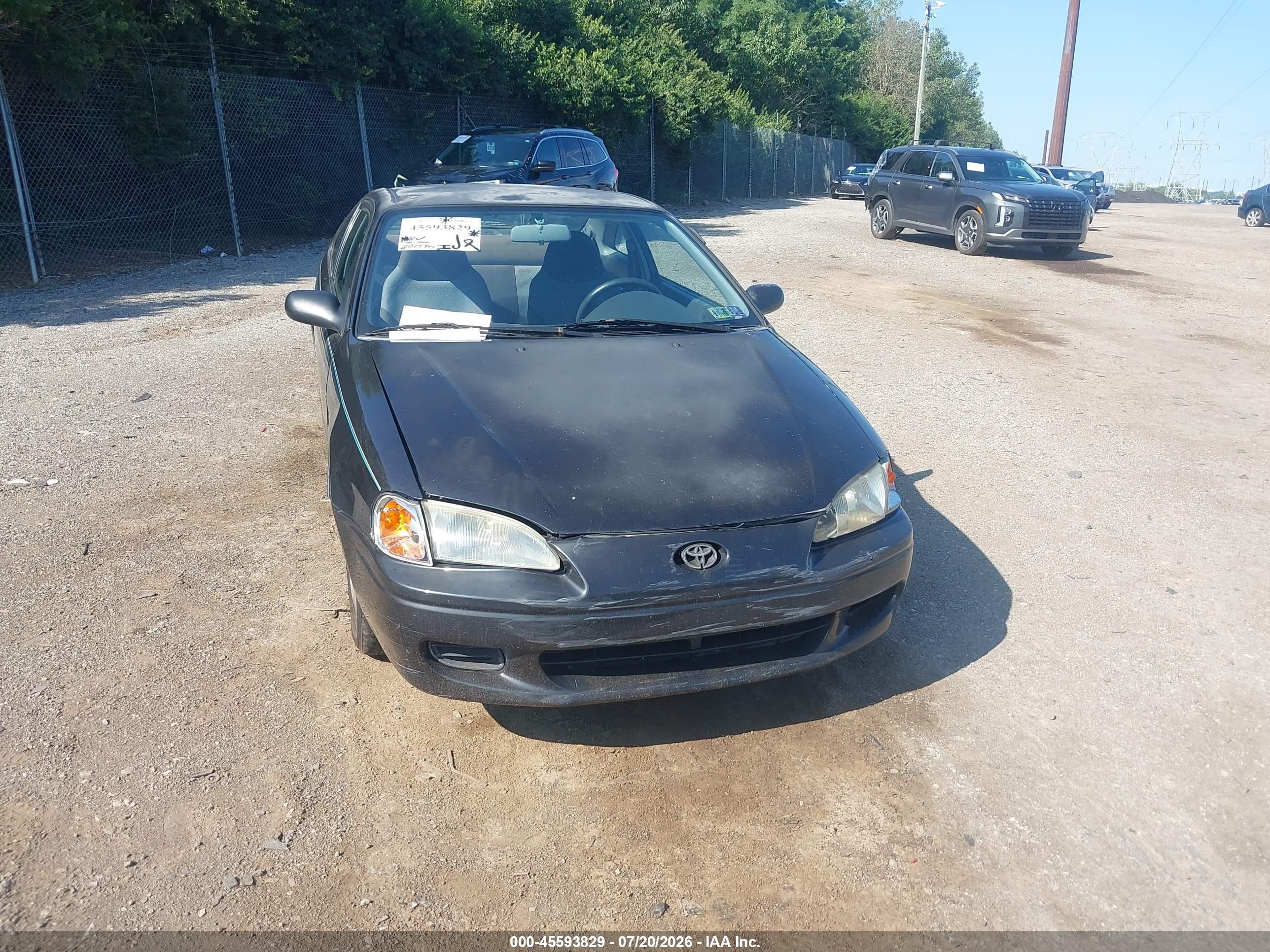 1996 Toyota Paseo   Black vin: JT2CC52H2T0004391