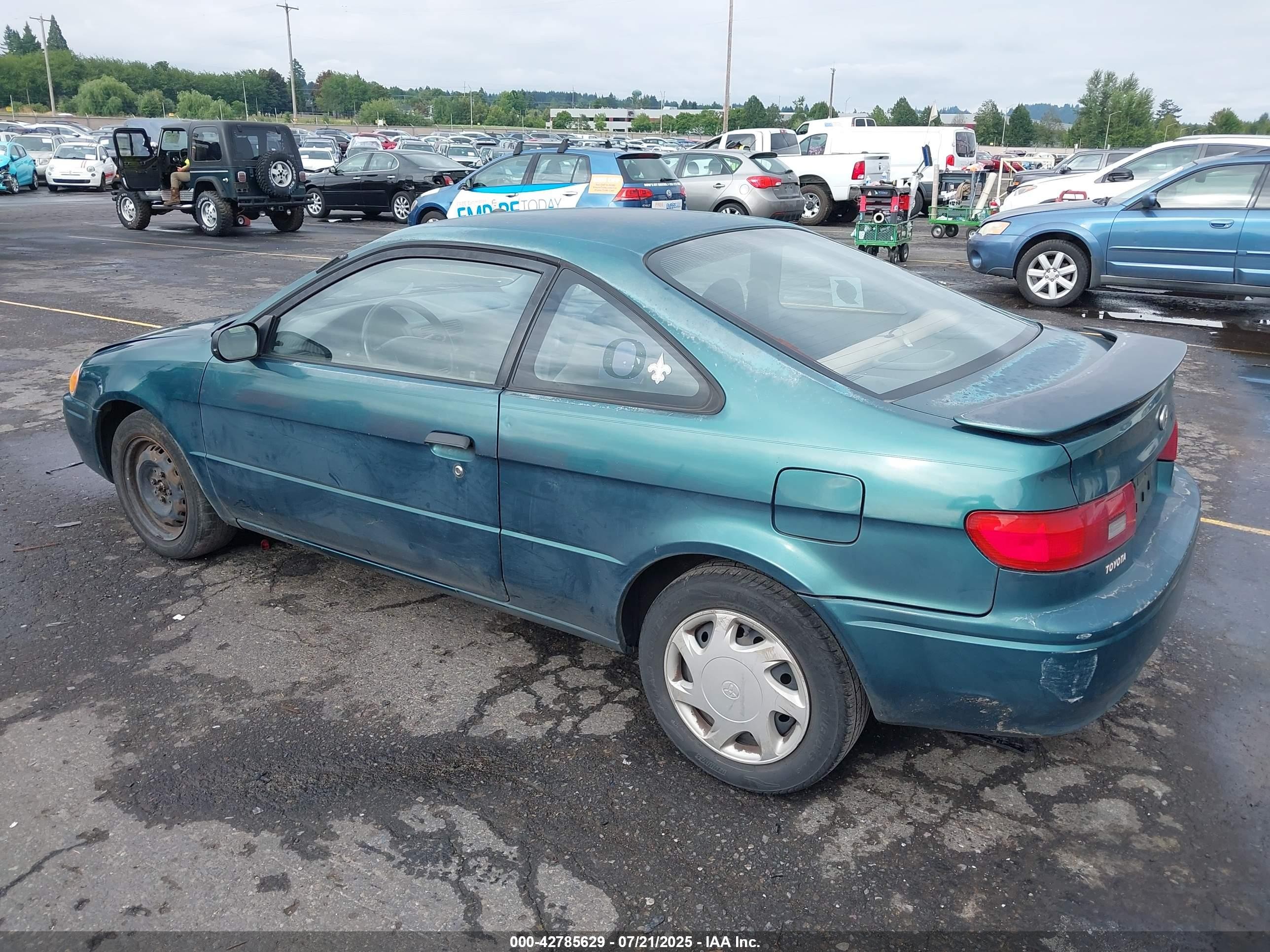 1996 Toyota Paseo   Green vin: JT2CC52H5T0011352