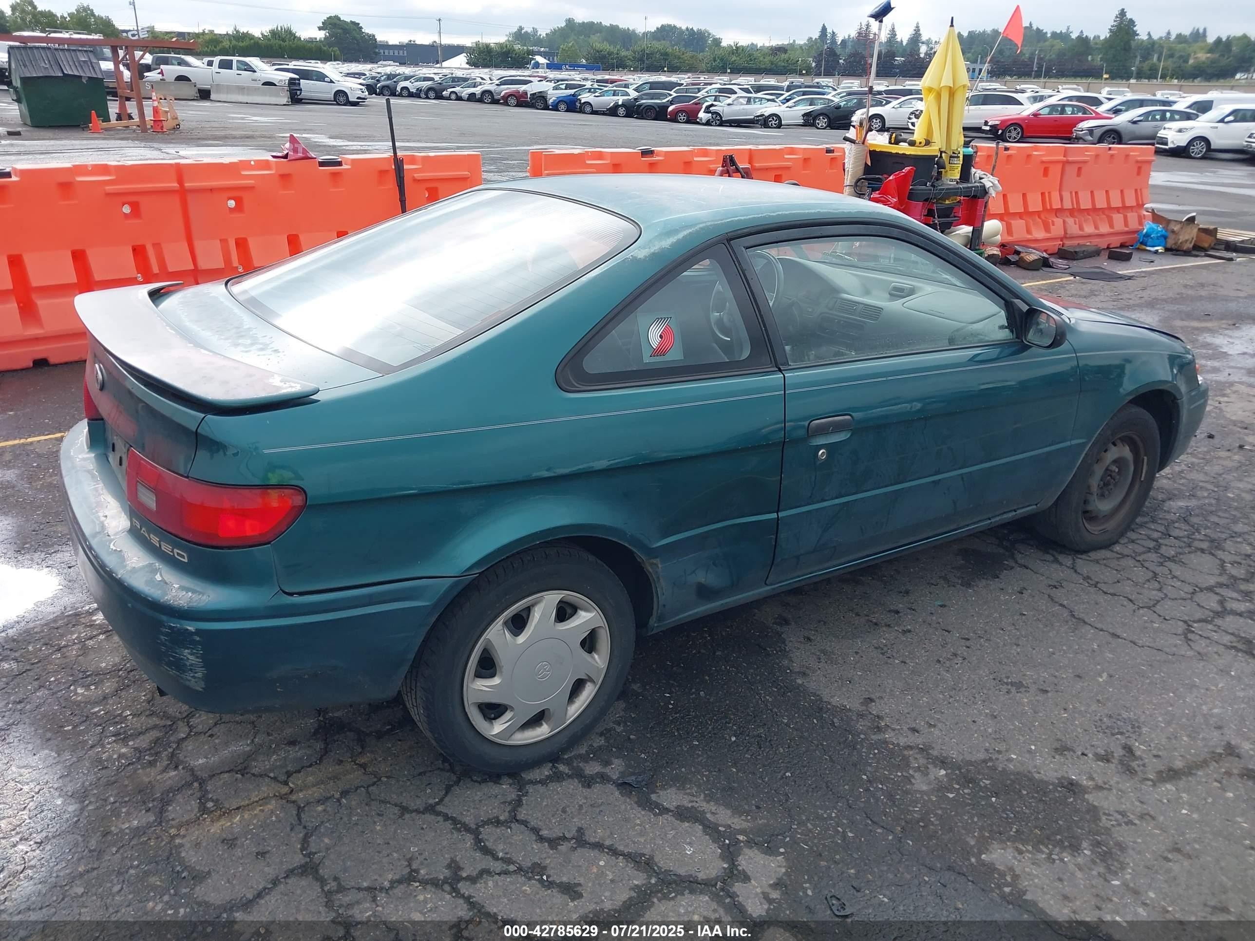 1996 Toyota Paseo   Green vin: JT2CC52H5T0011352