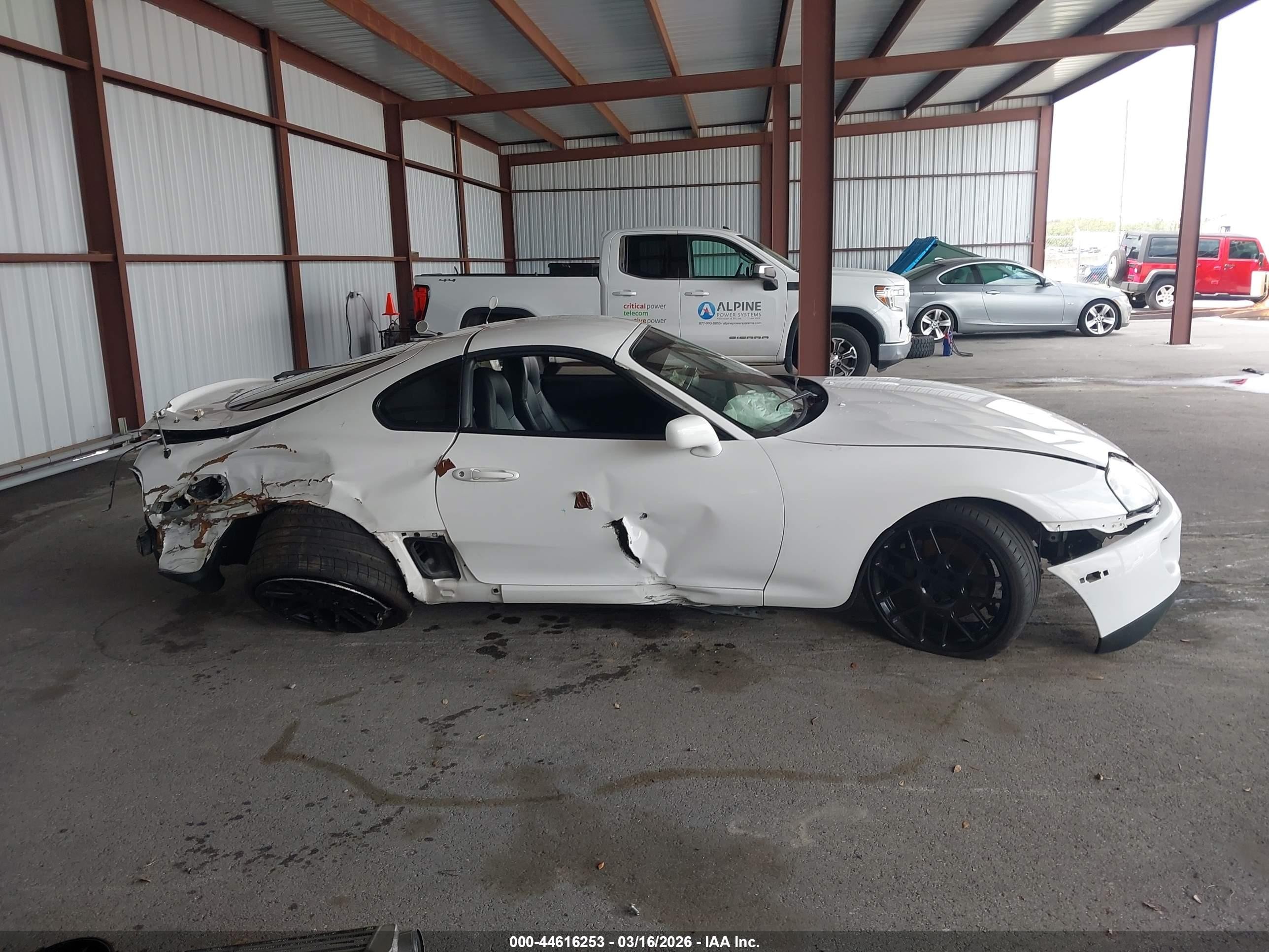 1998 Toyota Supra Turbo Белый vin: JT2DE82A8W1001626