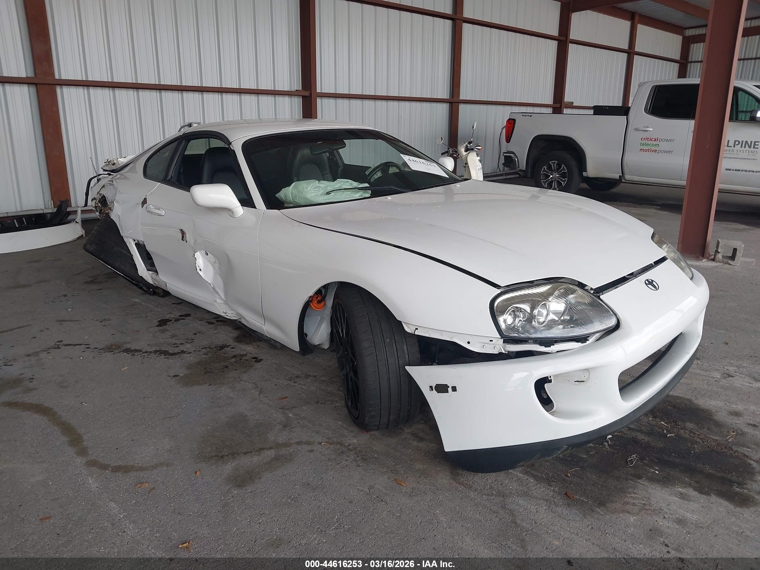 1998 Toyota Supra Turbo Белый vin: JT2DE82A8W1001626