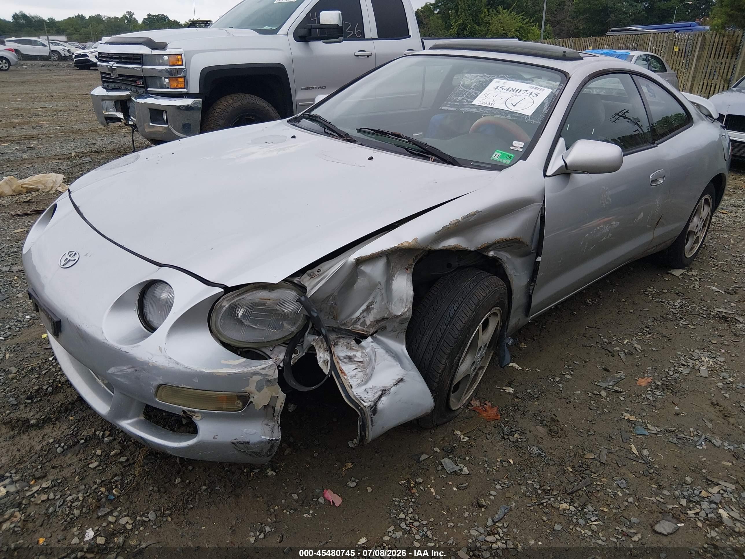 1999 Toyota Celica Gt/gt-s Silver vin: JT2DG02T6X0056659