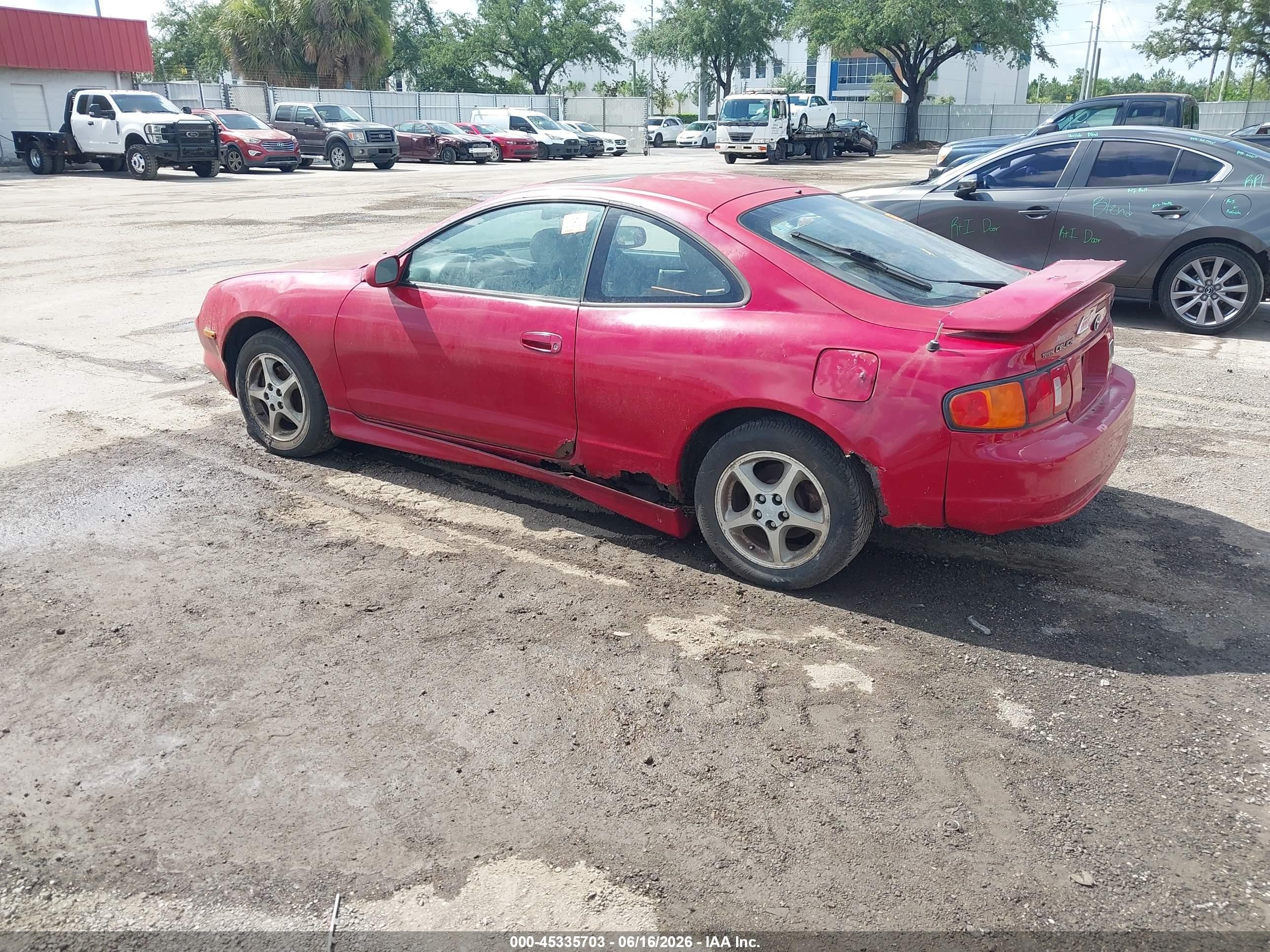 1999 Toyota Celica Gt Красный vin: JT2DG02T7X0057609