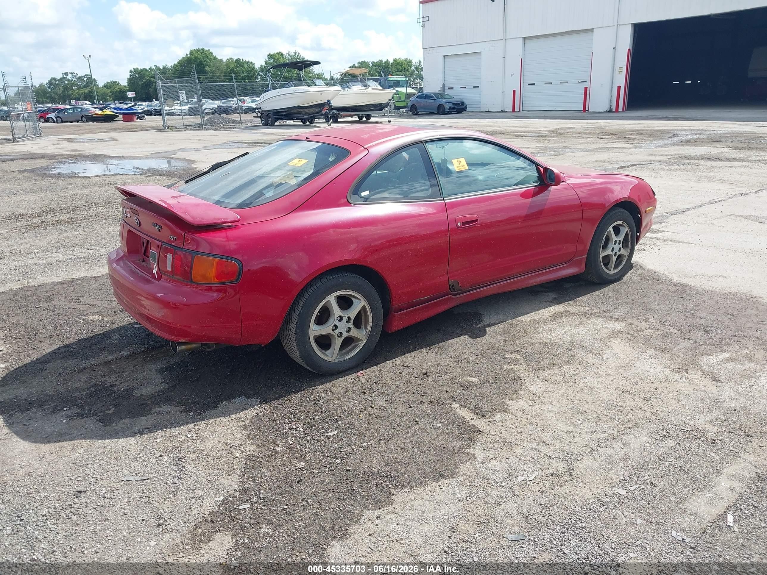 1999 Toyota Celica Gt Красный vin: JT2DG02T7X0057609