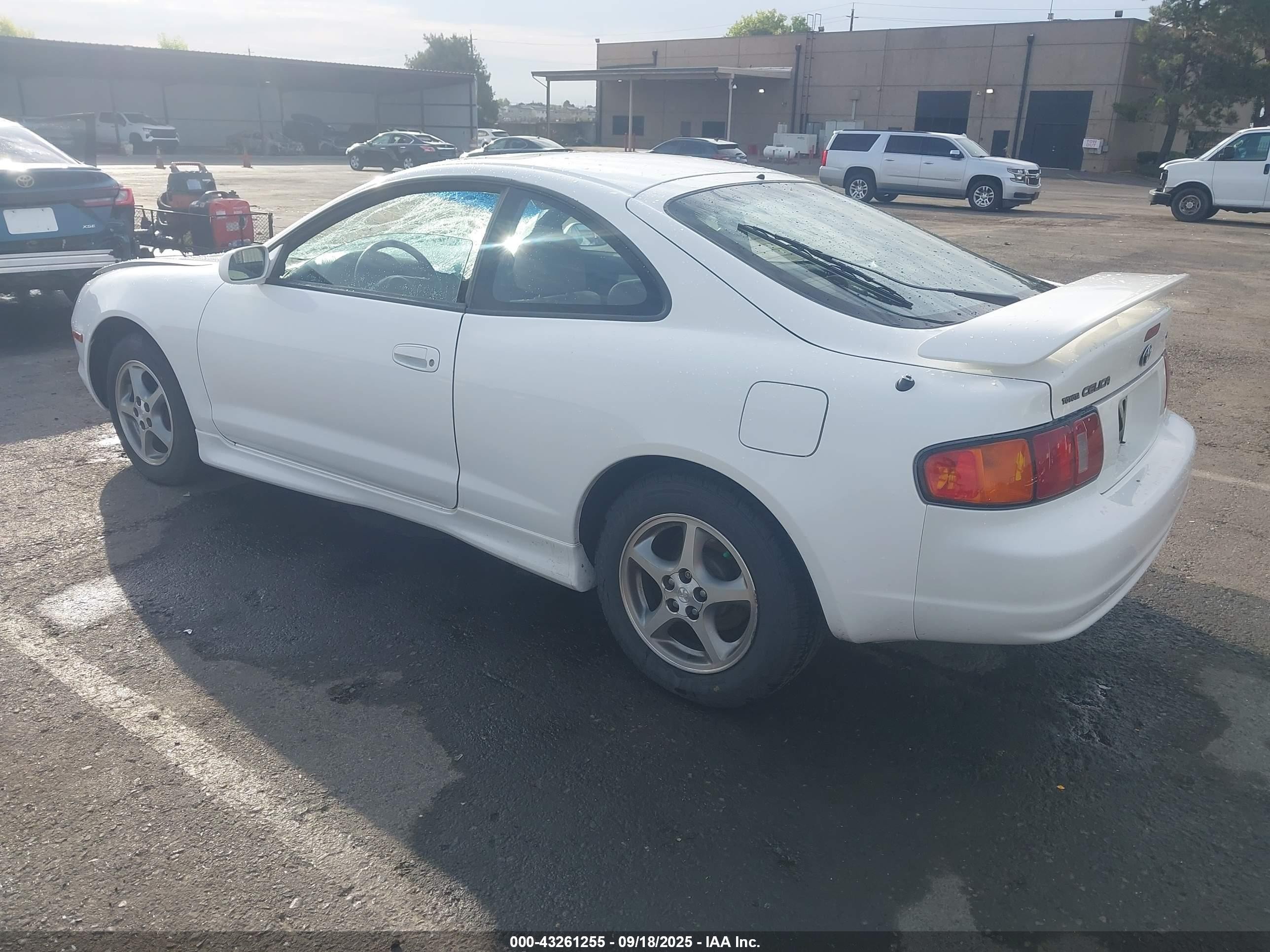 1998 Toyota Celica Gt White vin: JT2DG02TXW0051544