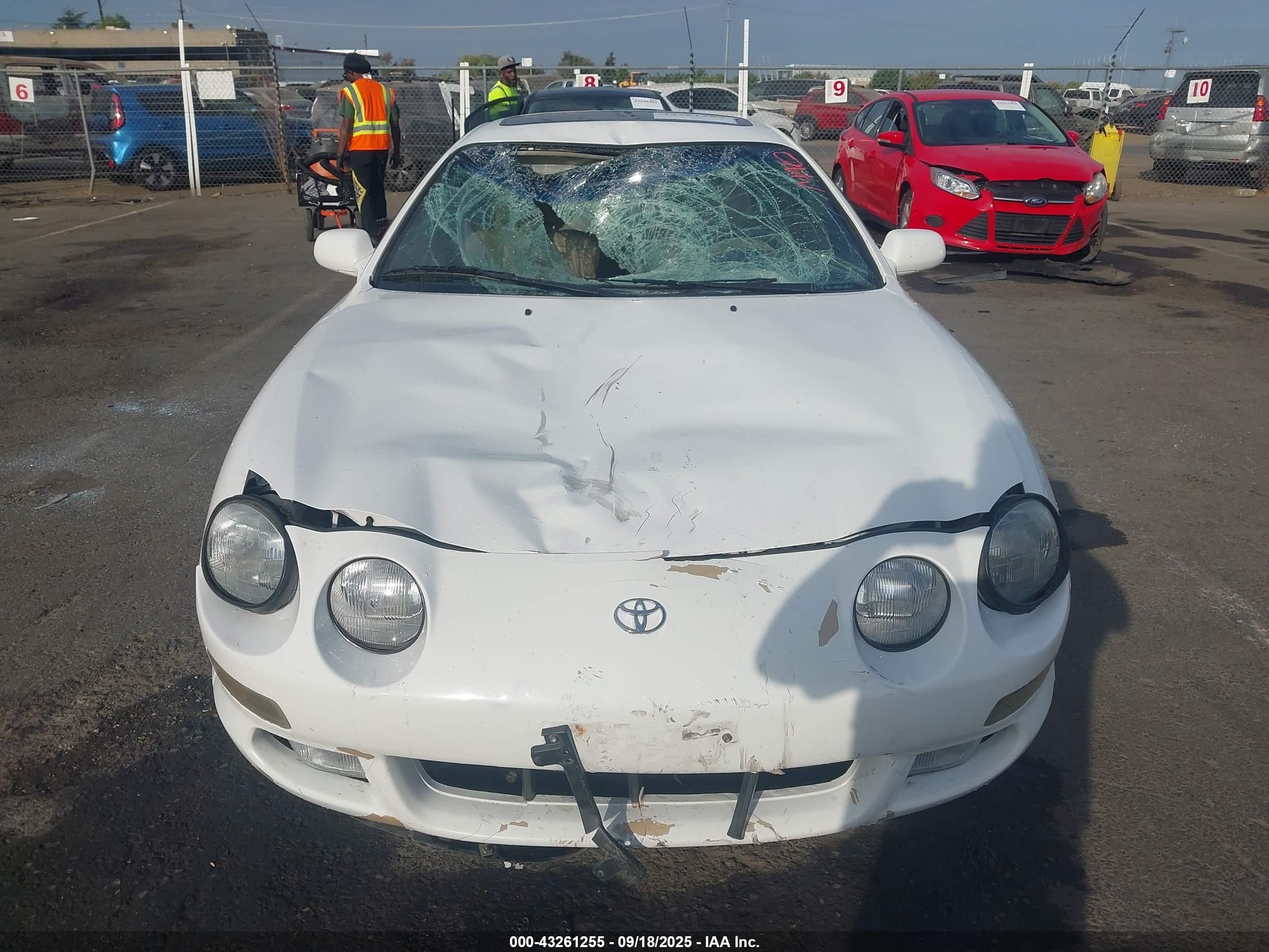 1998 Toyota Celica Gt White vin: JT2DG02TXW0051544