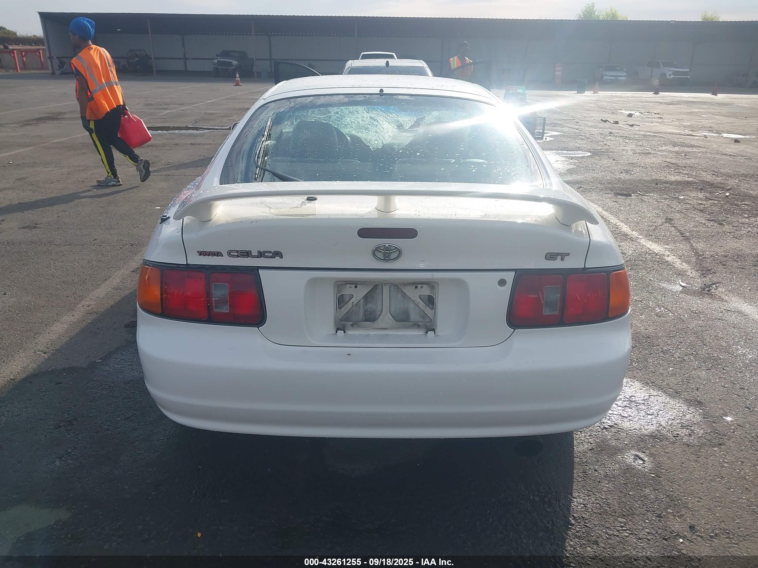 1998 Toyota Celica Gt White vin: JT2DG02TXW0051544