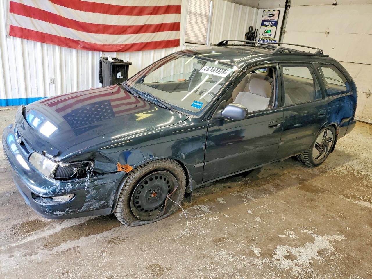 1996 Toyota Corolla Dx Green vin: JT2EB02E0T0114084
