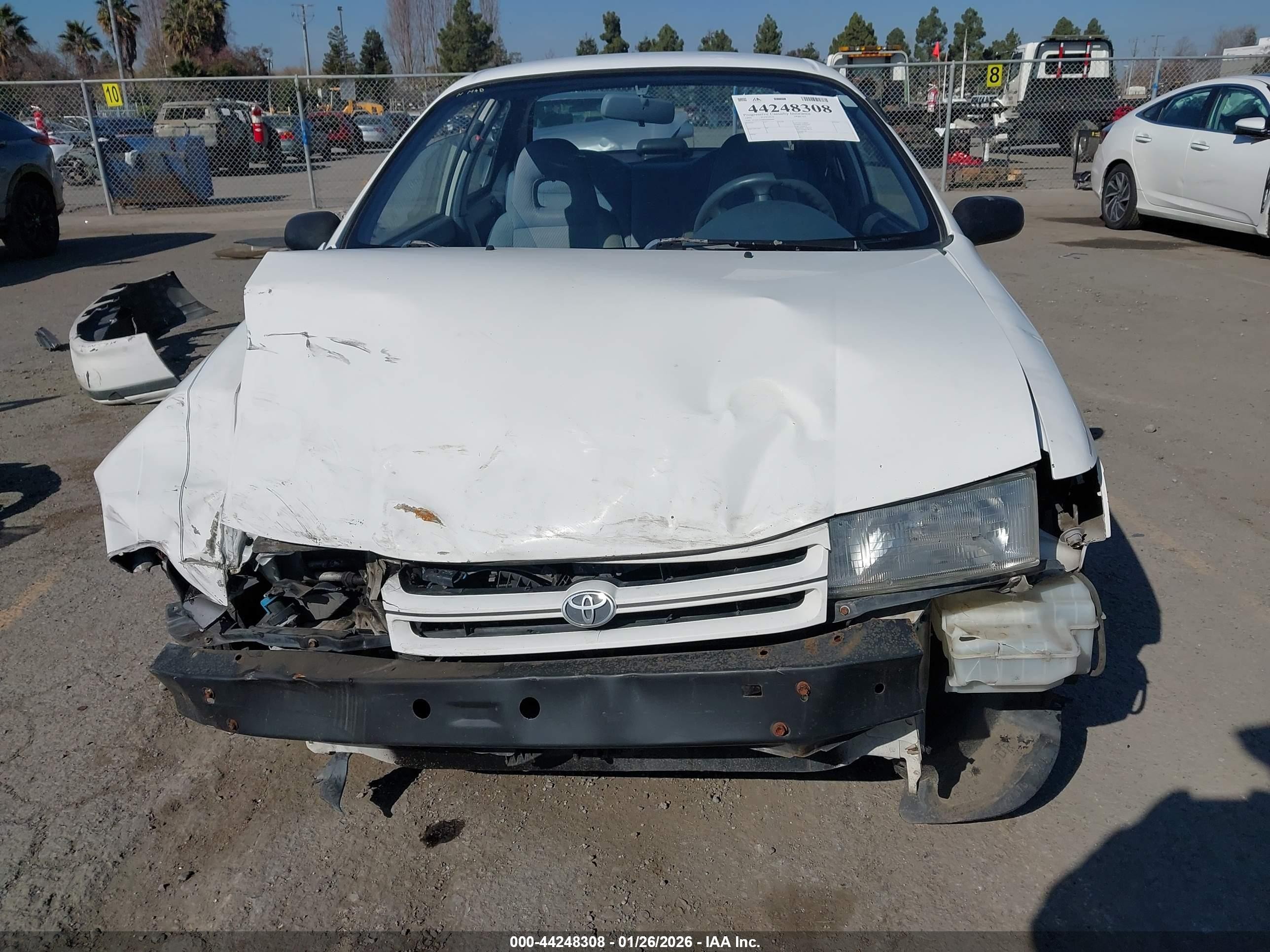 1994 Toyota Tercel Dx White vin: JT2EL43S8R0466606