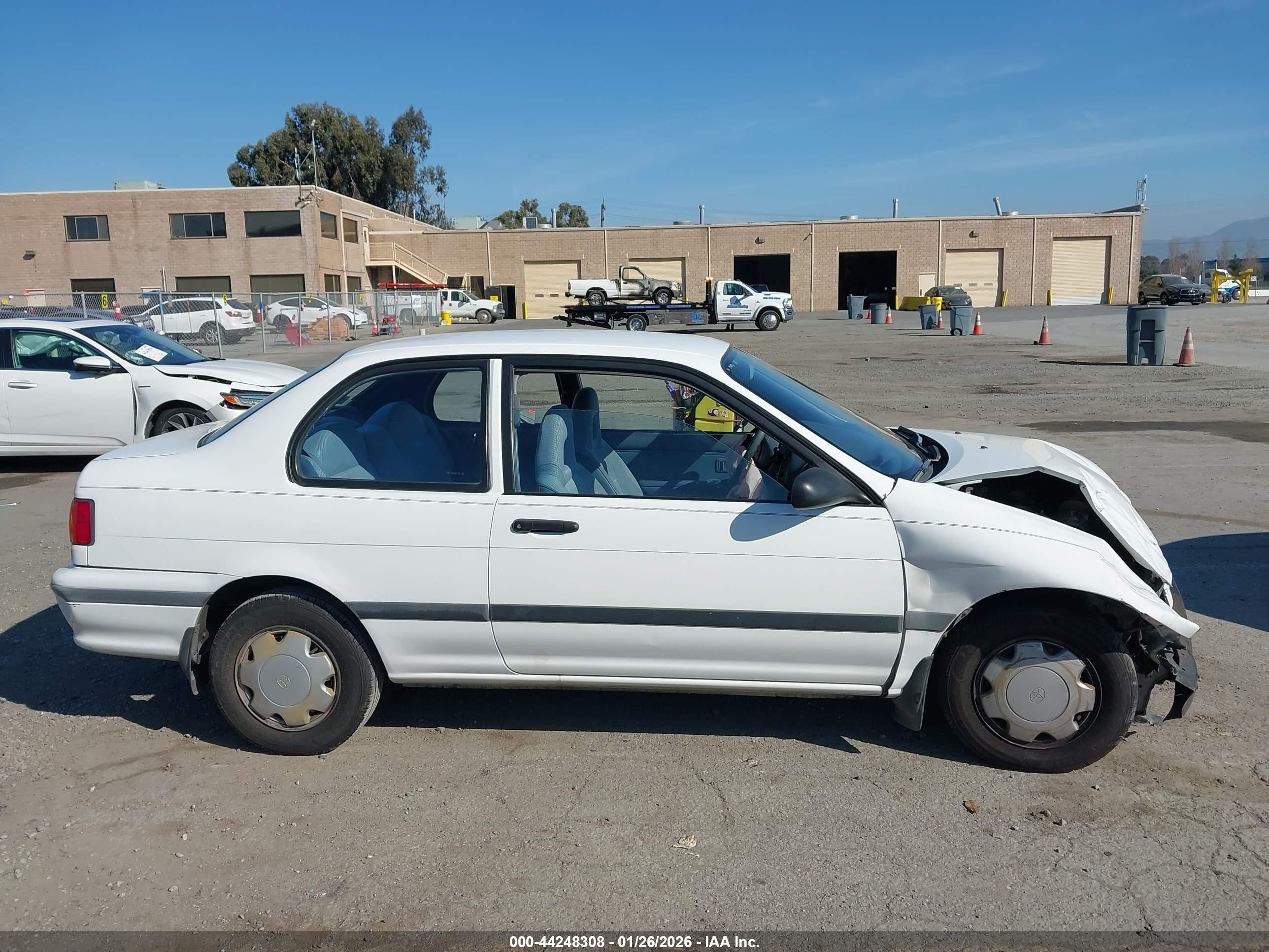 1994 Toyota Tercel Dx White vin: JT2EL43S8R0466606