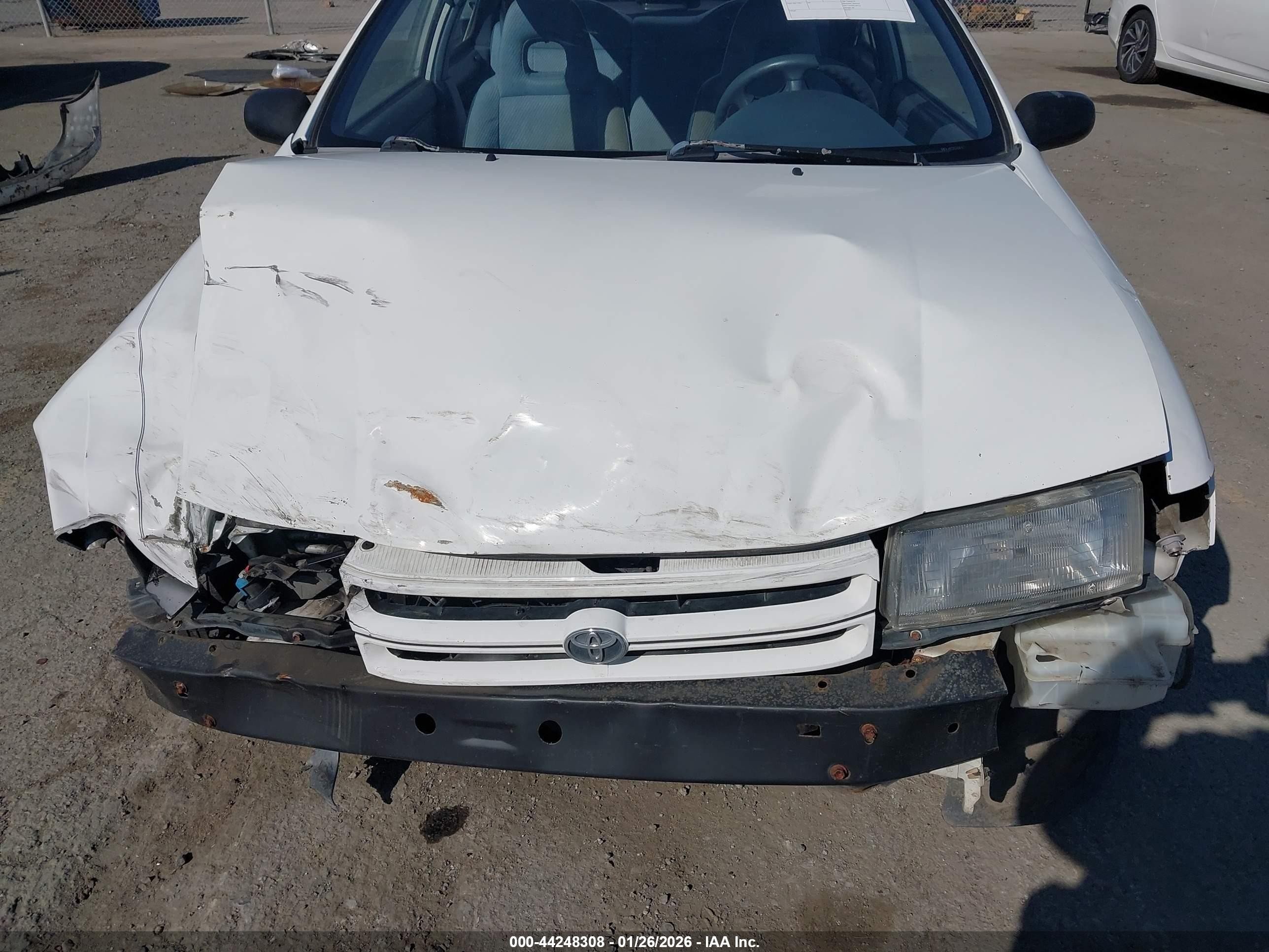 1994 Toyota Tercel Dx White vin: JT2EL43S8R0466606
