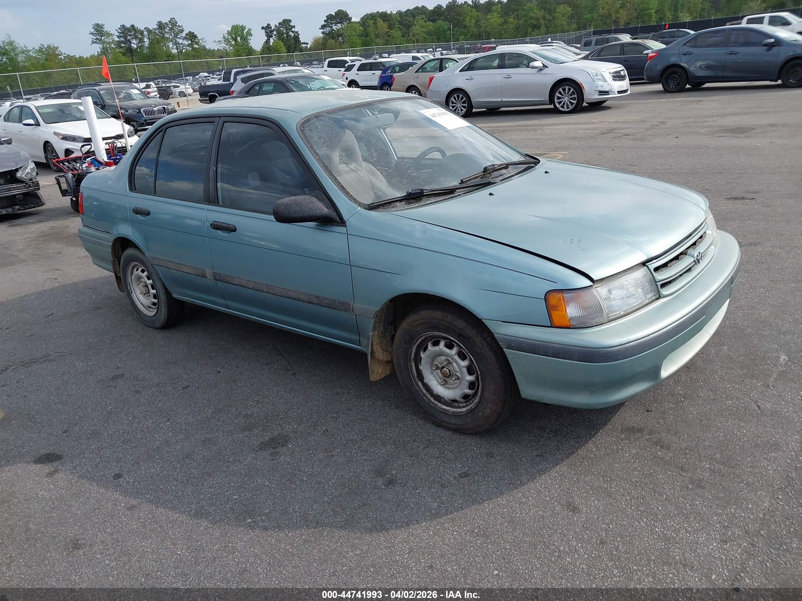 1994 Toyota Tercel Dx Бирюзовый vin: JT2EL43T3R0487744