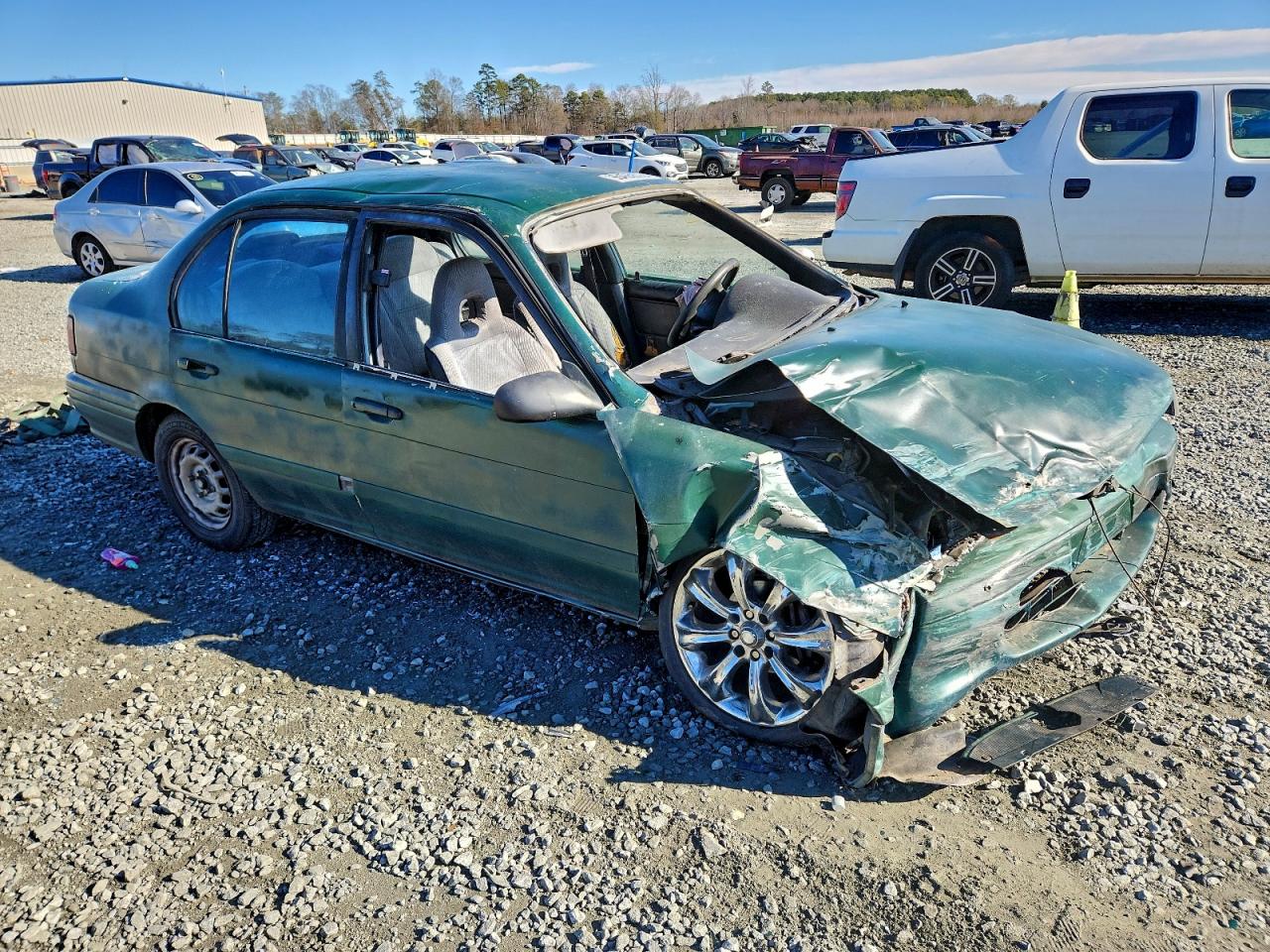 1994 Toyota Tercel Dx Green vin: JT2EL43T7R0426607