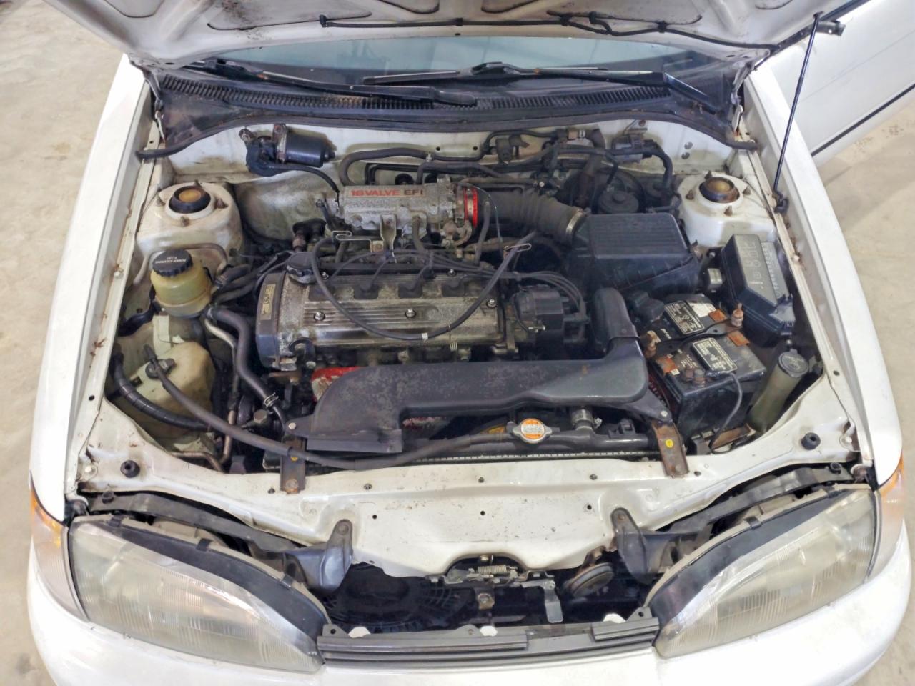 1992 Toyota Paseo Base White vin: JT2EL45F1N0012014