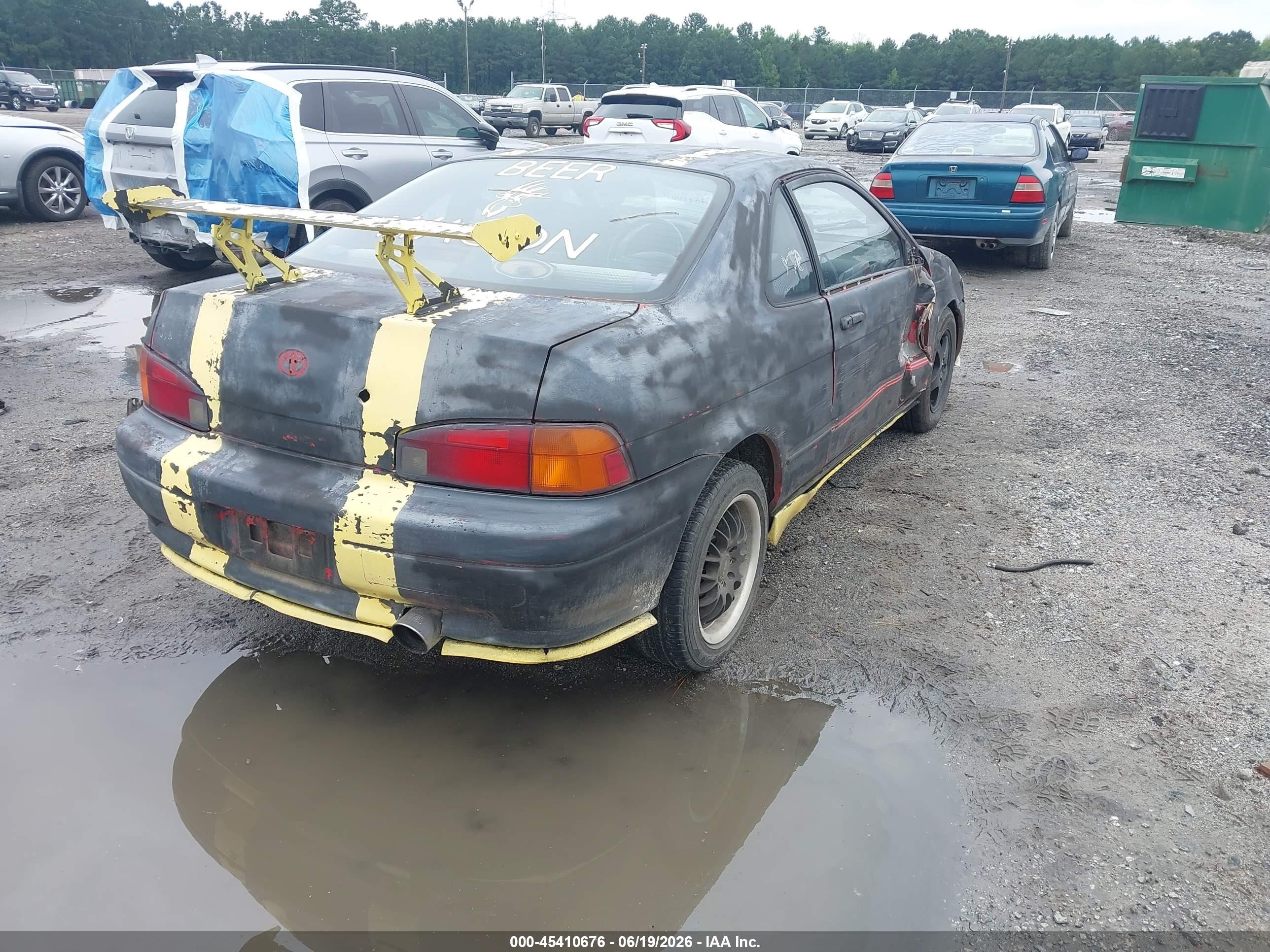 1992 Toyota Paseo   Черный vin: JT2EL45F1N0043456