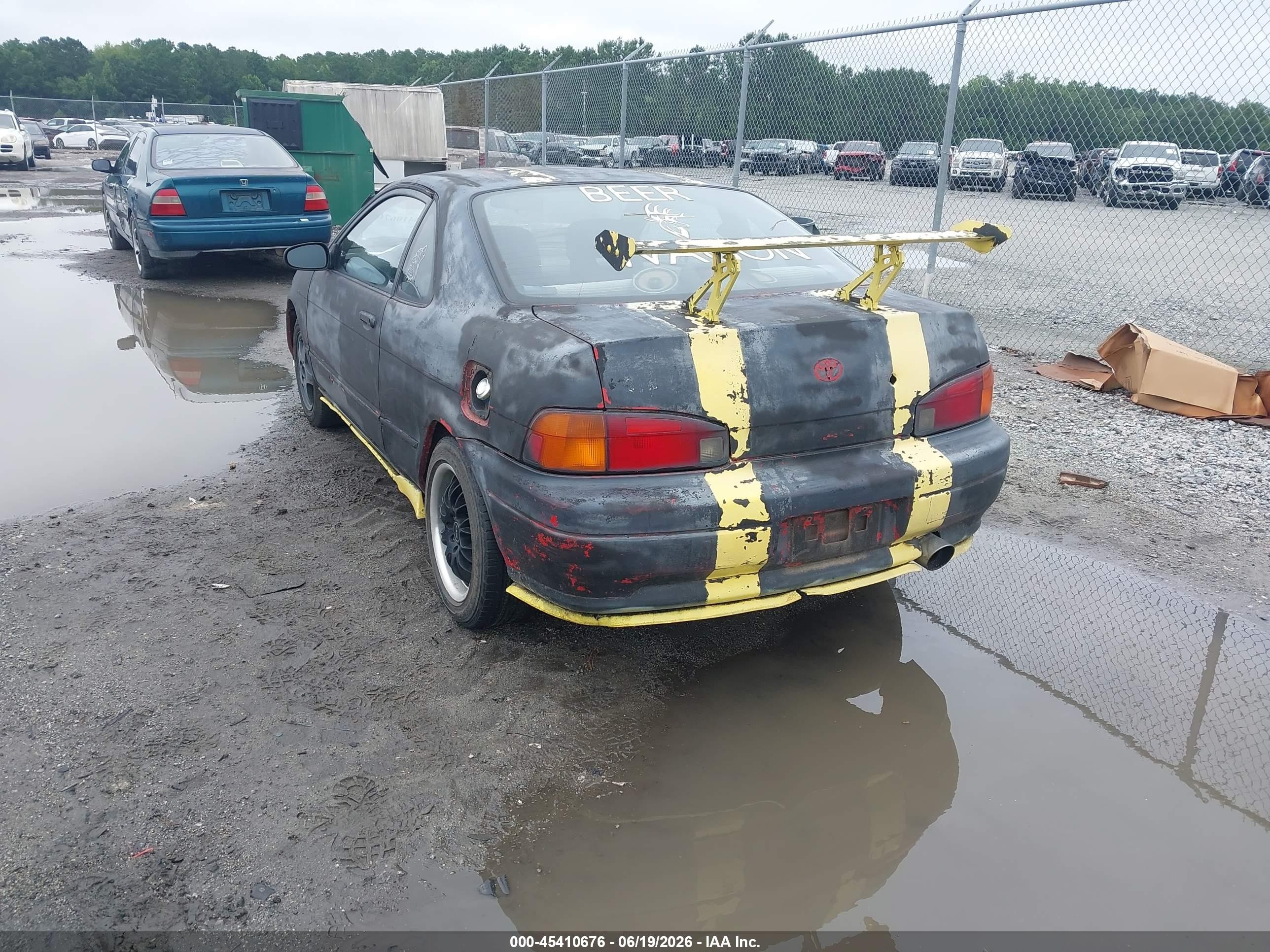 1992 Toyota Paseo   Черный vin: JT2EL45F1N0043456