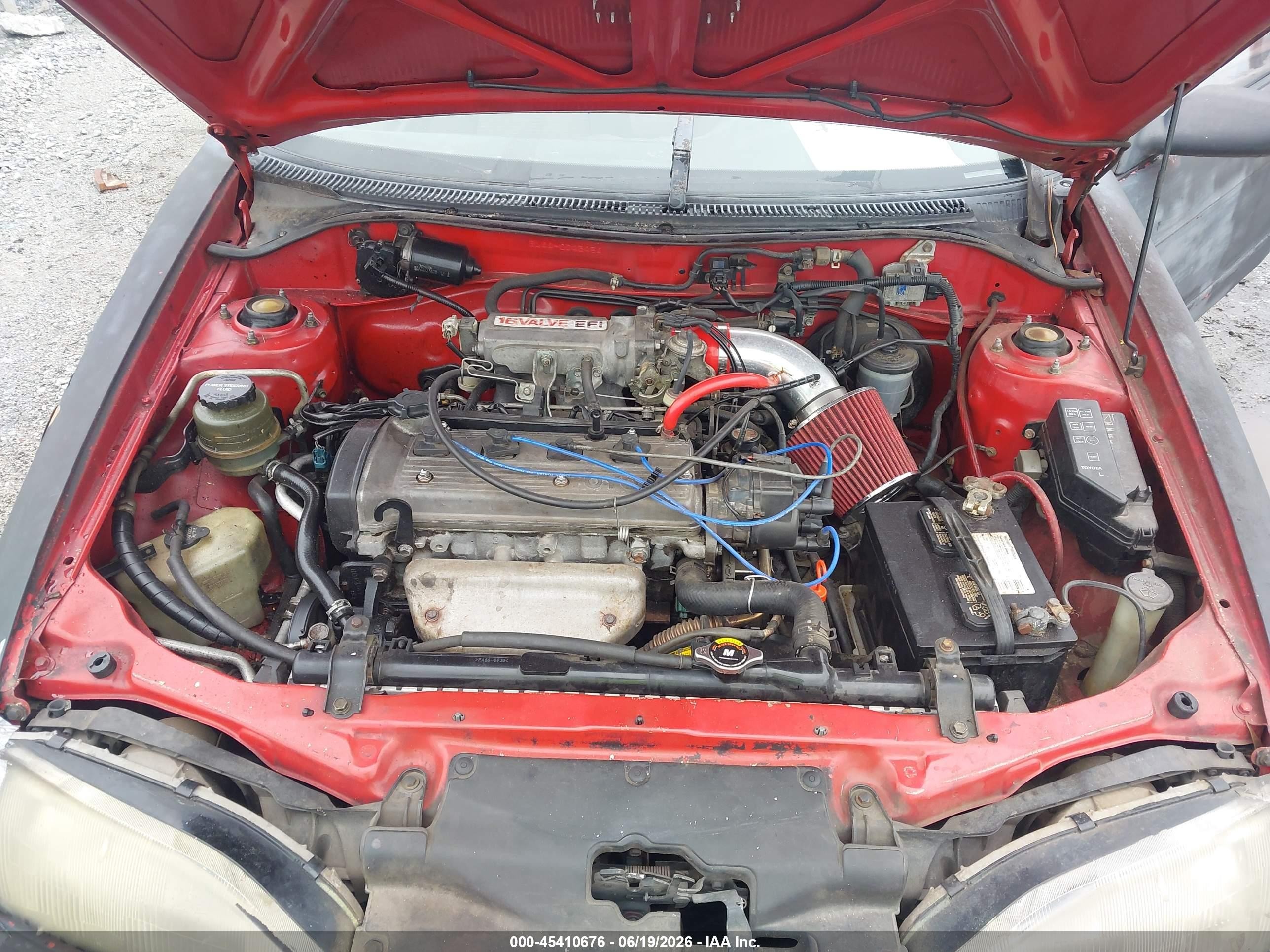 1992 Toyota Paseo   Черный vin: JT2EL45F1N0043456