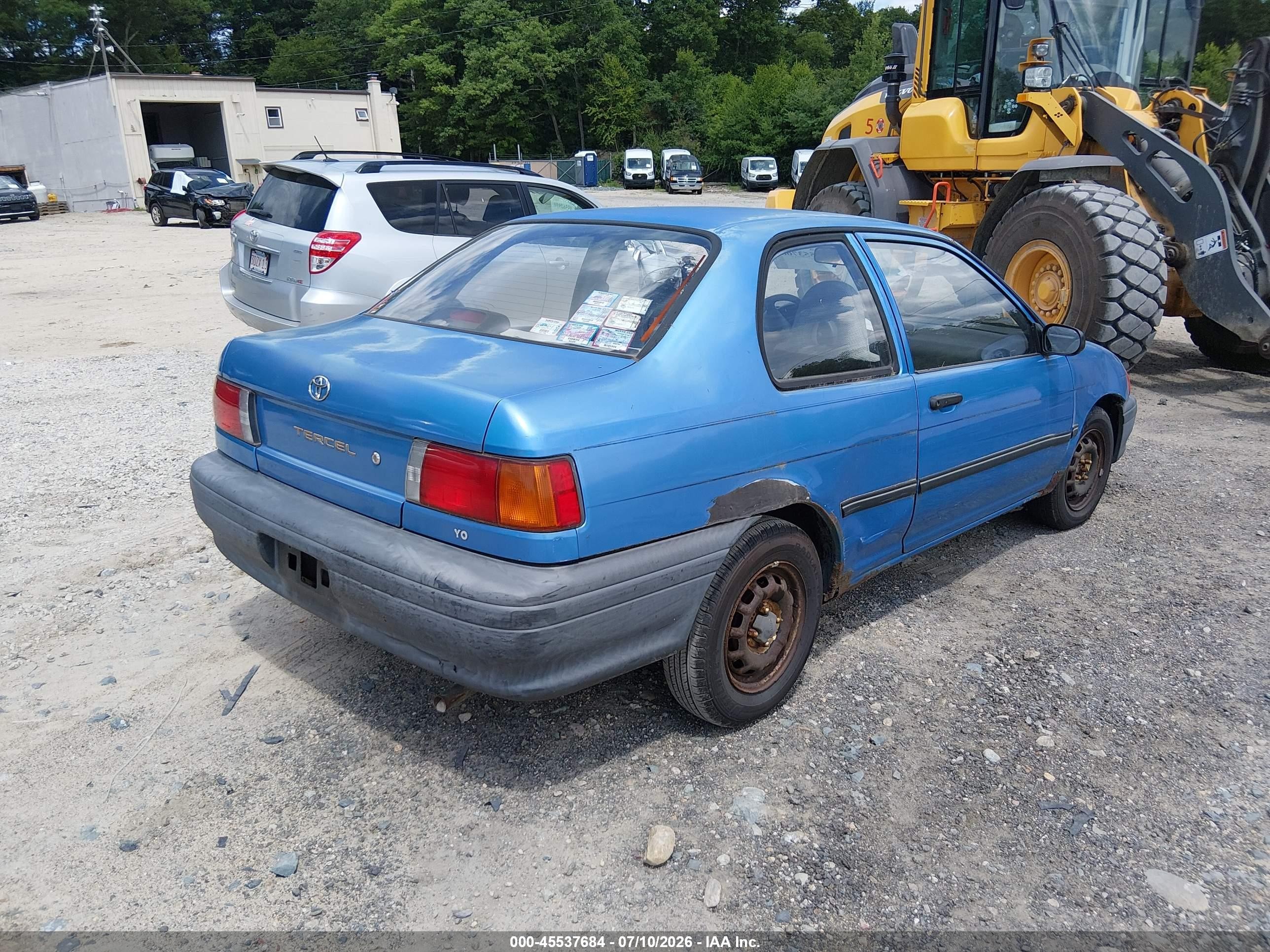 1994 Toyota Tercel Std Синий vin: JT2EL46S4R0421108
