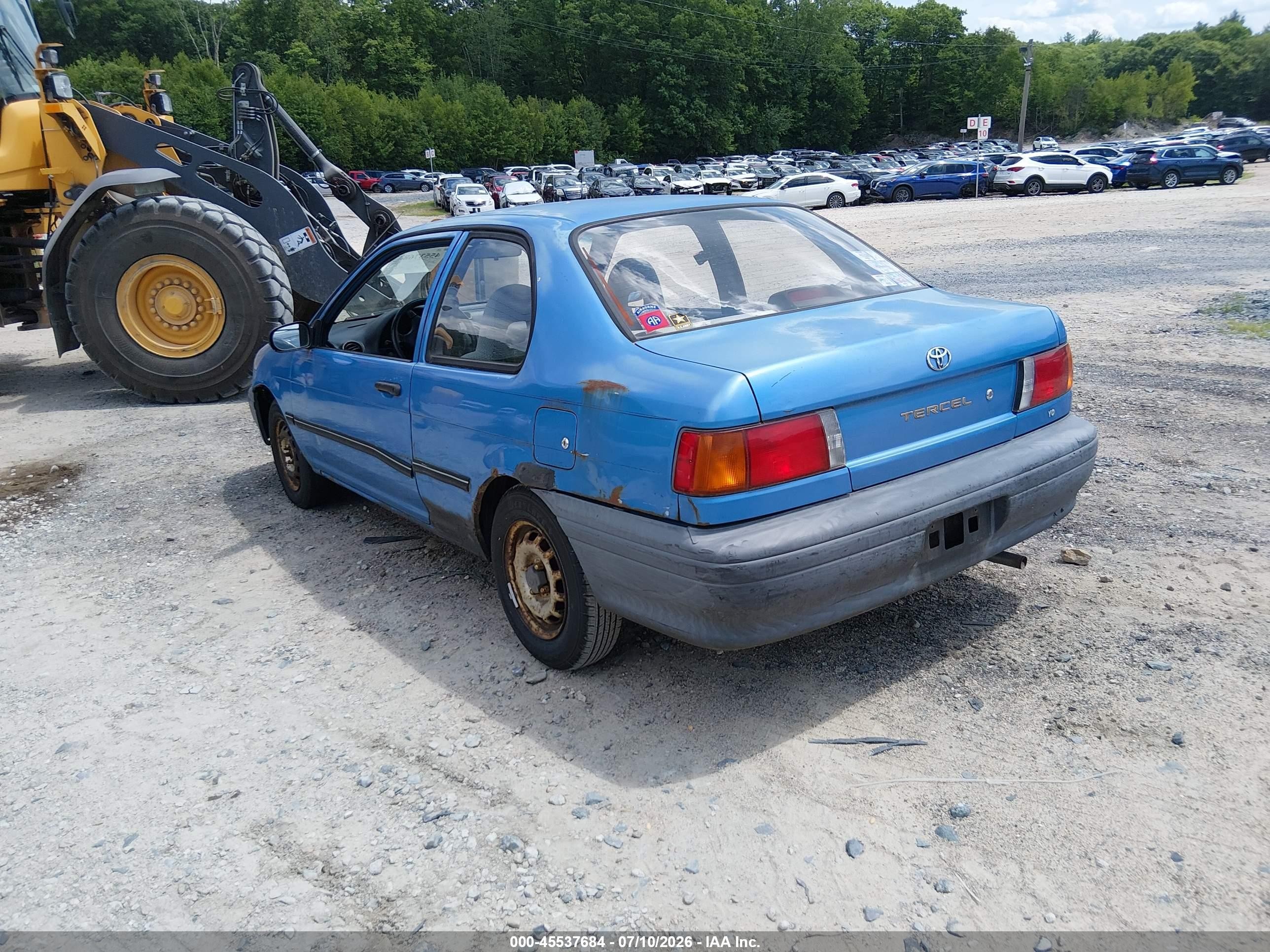 1994 Toyota Tercel Std Синий vin: JT2EL46S4R0421108
