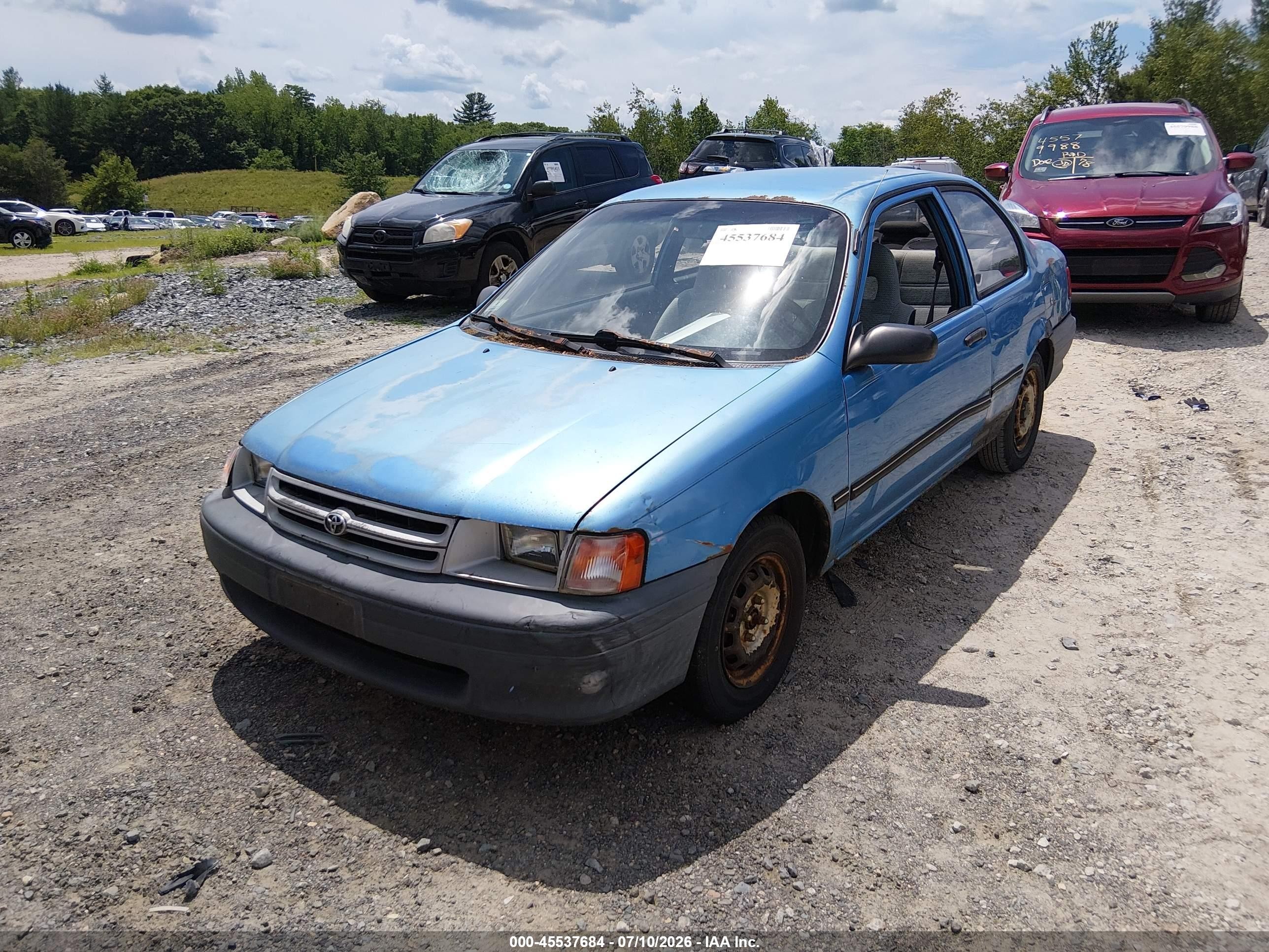 1994 Toyota Tercel Std Синий vin: JT2EL46S4R0421108