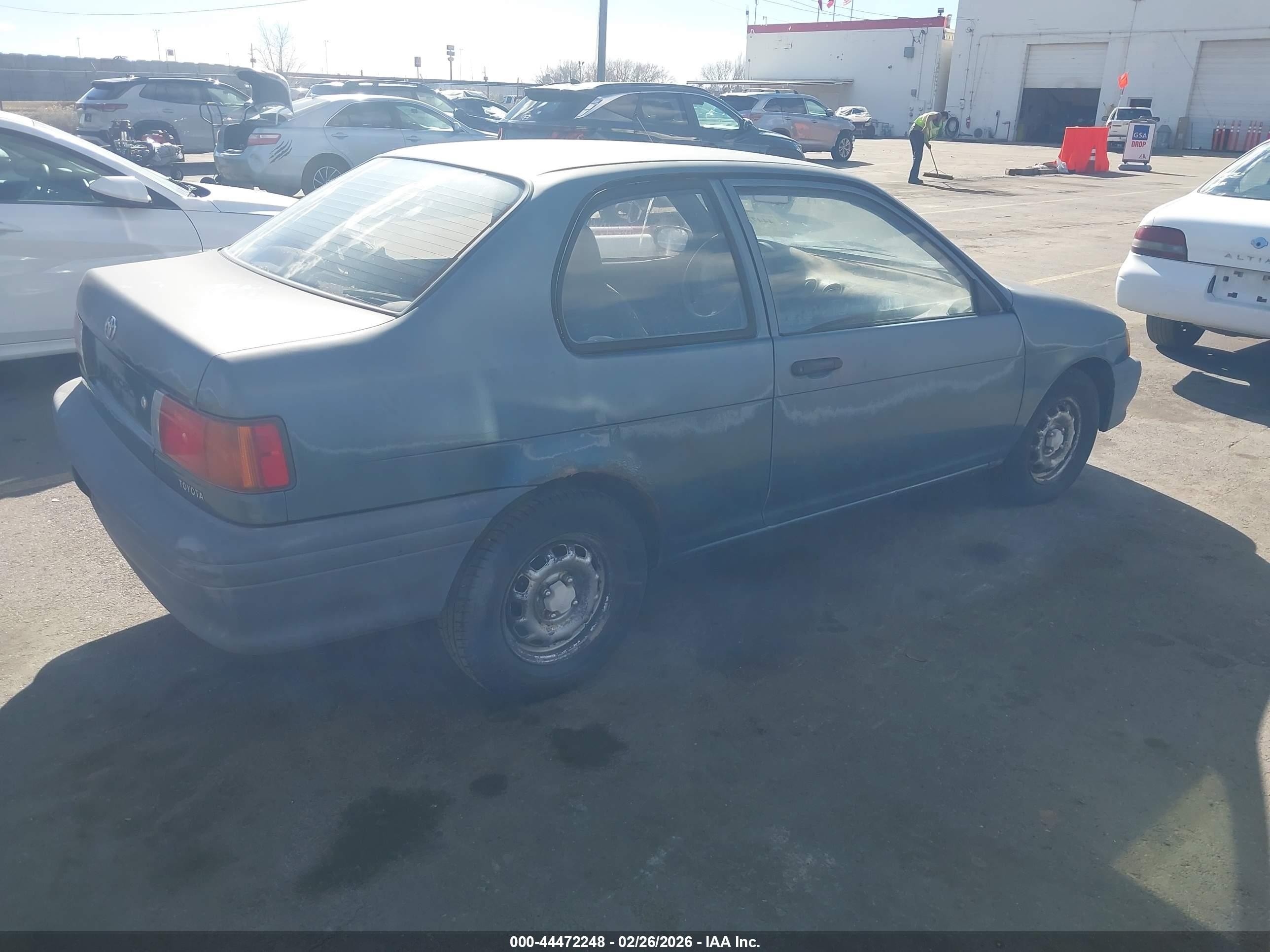 1994 Toyota Tercel Std Green vin: JT2EL46S5R0452951