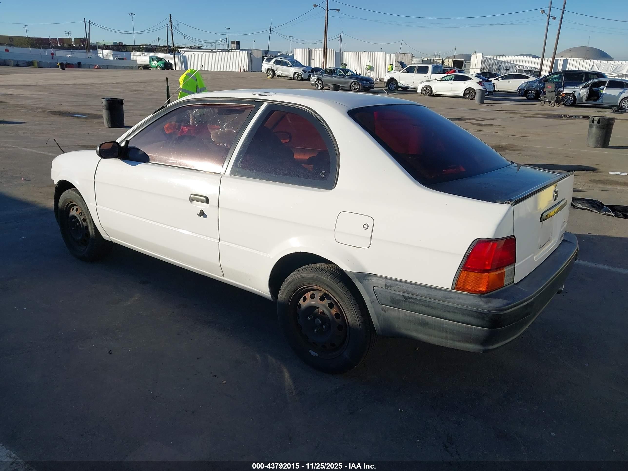 1995 Toyota Tercel Std White vin: JT2EL55D4S0081313