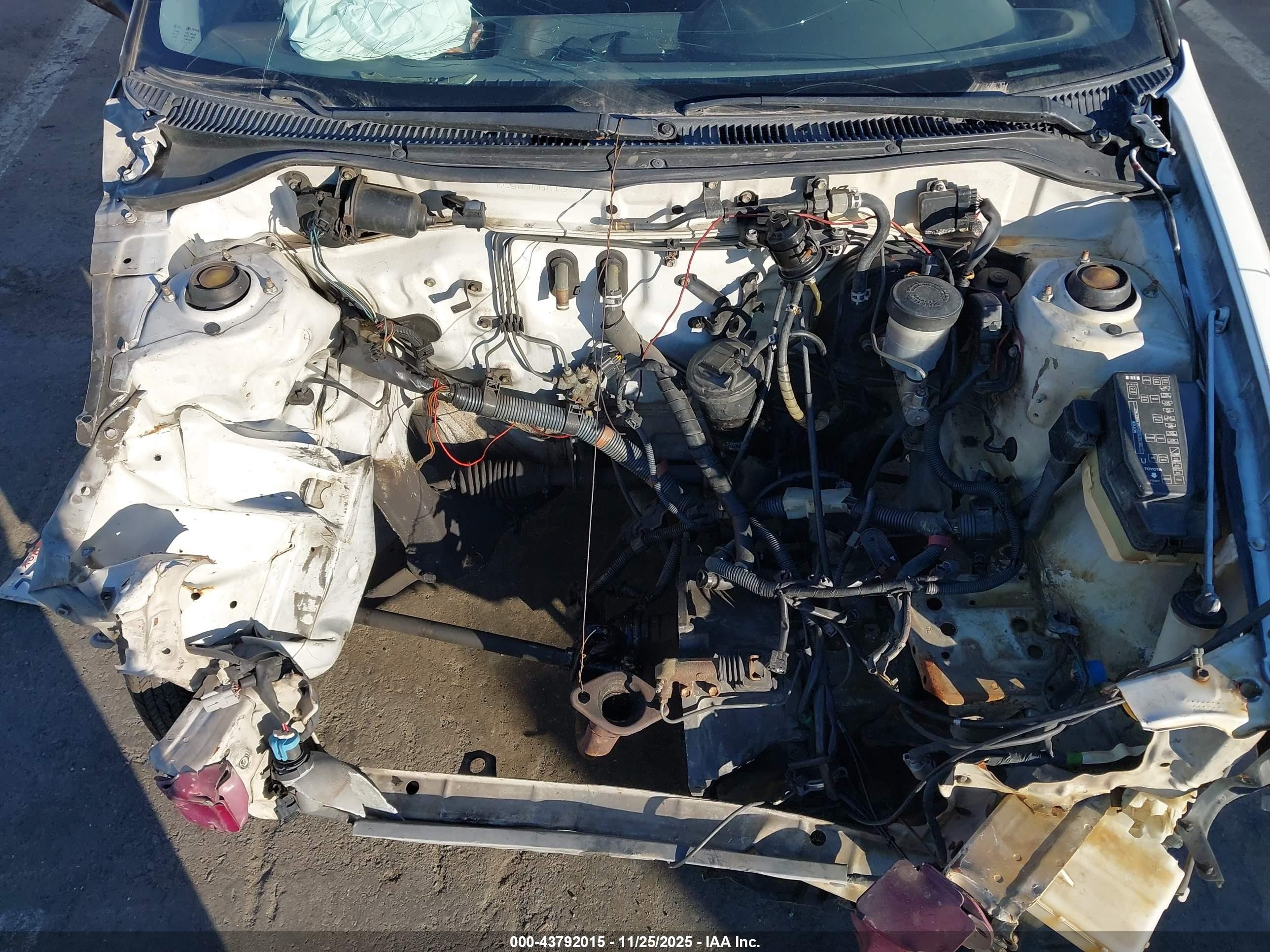 1995 Toyota Tercel Std White vin: JT2EL55D4S0081313