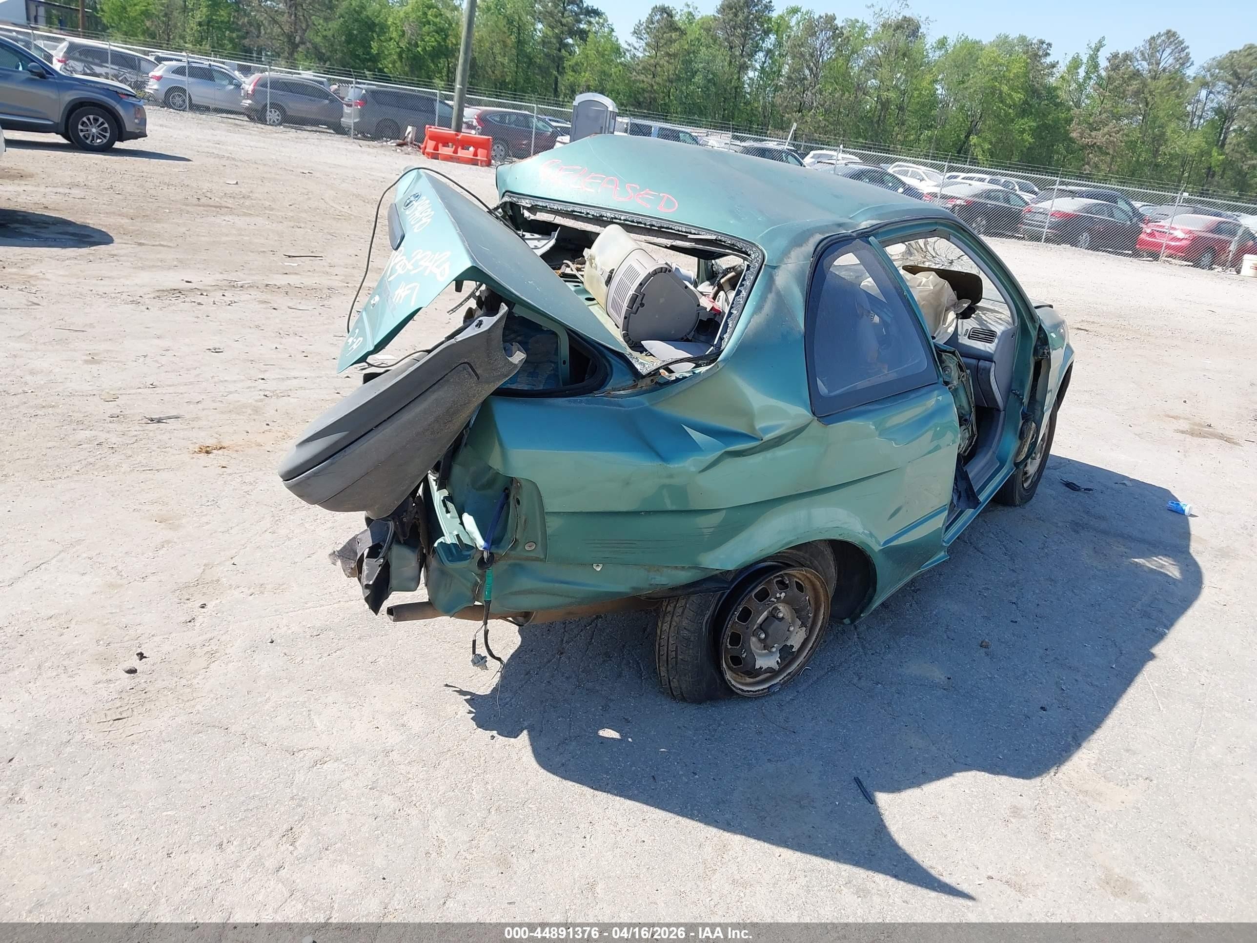 1995 Toyota Tercel Std Зеленый vin: JT2EL55D8S0004640