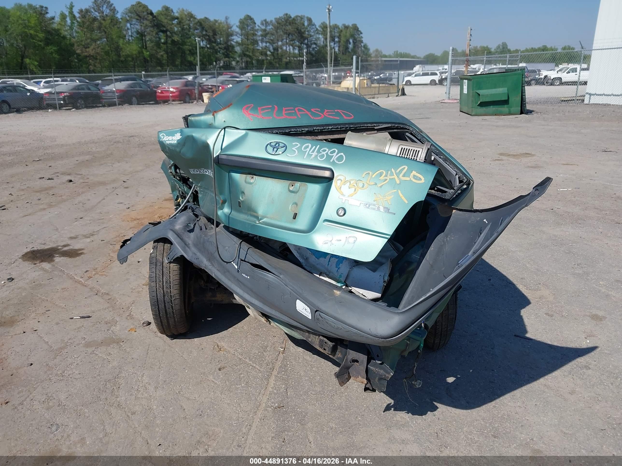 1995 Toyota Tercel Std Зеленый vin: JT2EL55D8S0004640