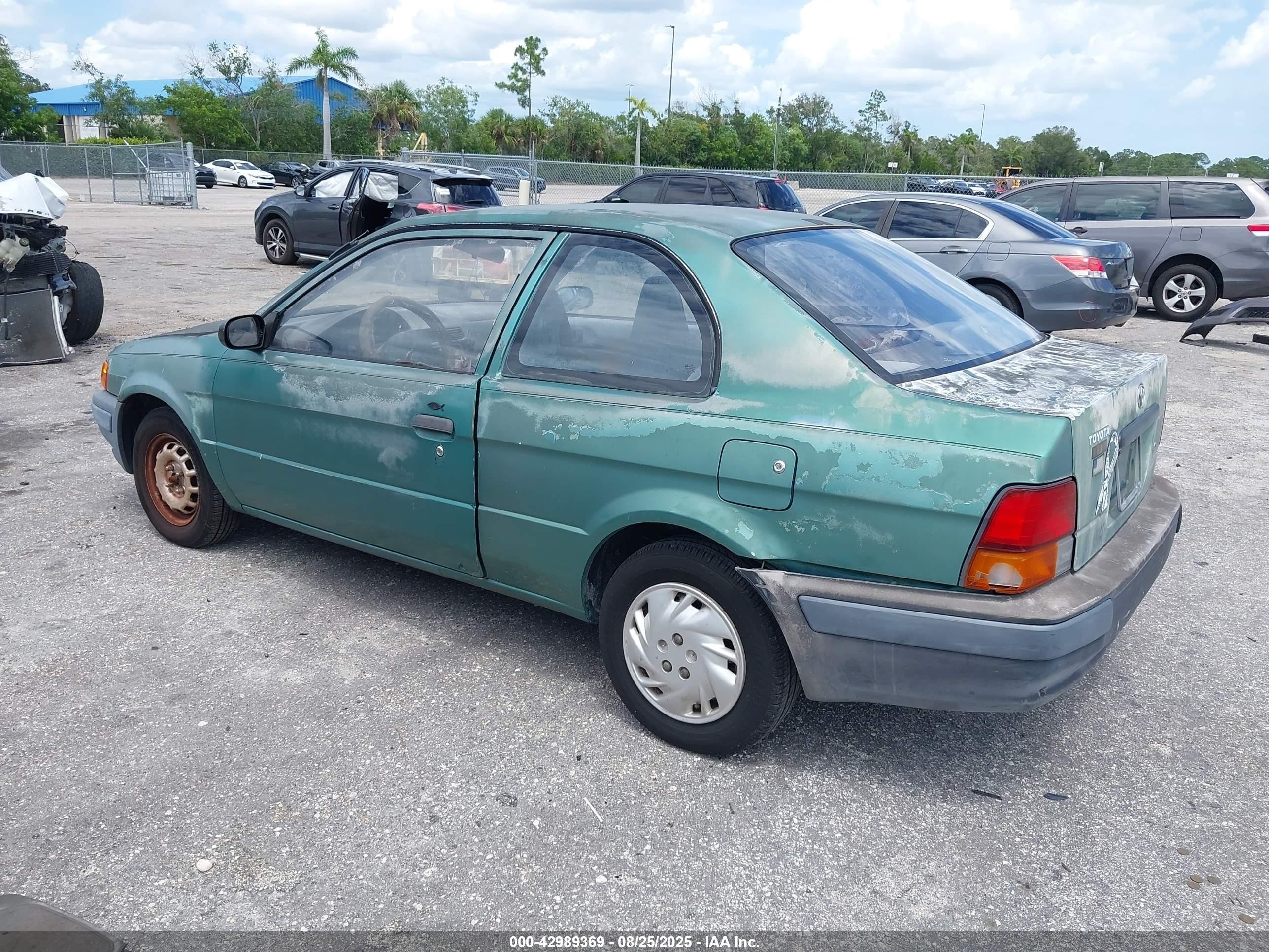 1995 Toyota Tercel Std Green vin: JT2EL55DXS0055900