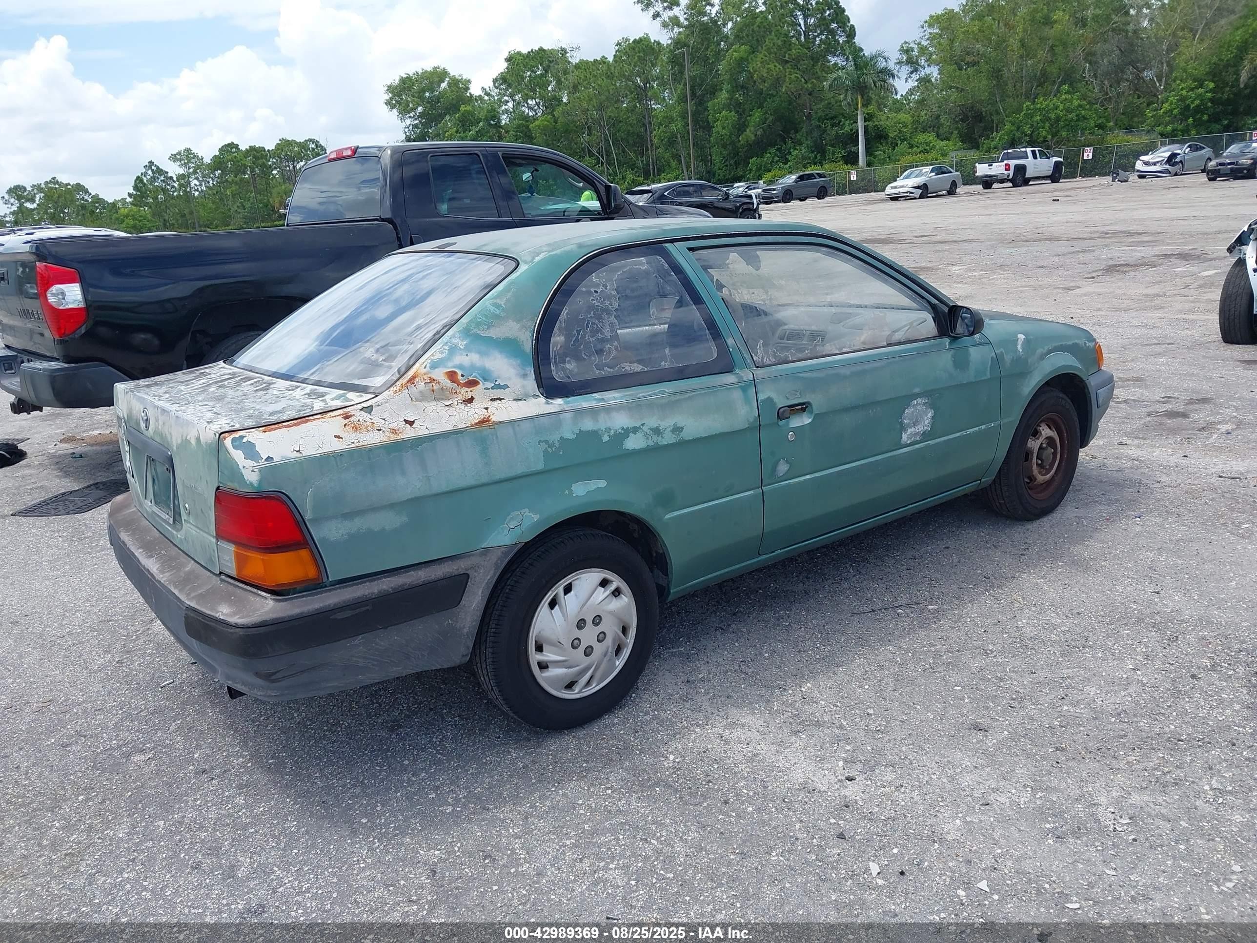 1995 Toyota Tercel Std Green vin: JT2EL55DXS0055900