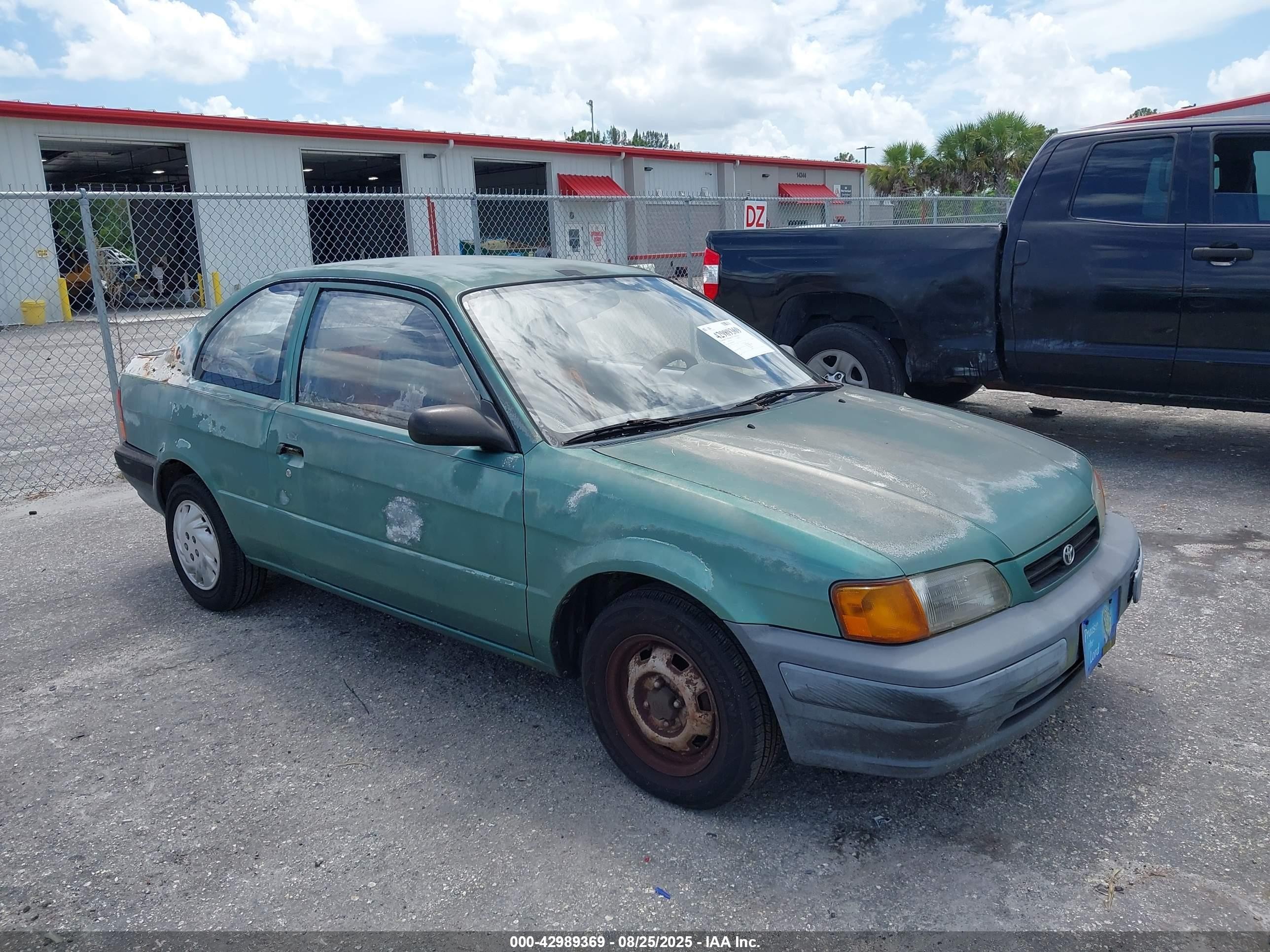 1995 Toyota Tercel Std Green vin: JT2EL55DXS0055900