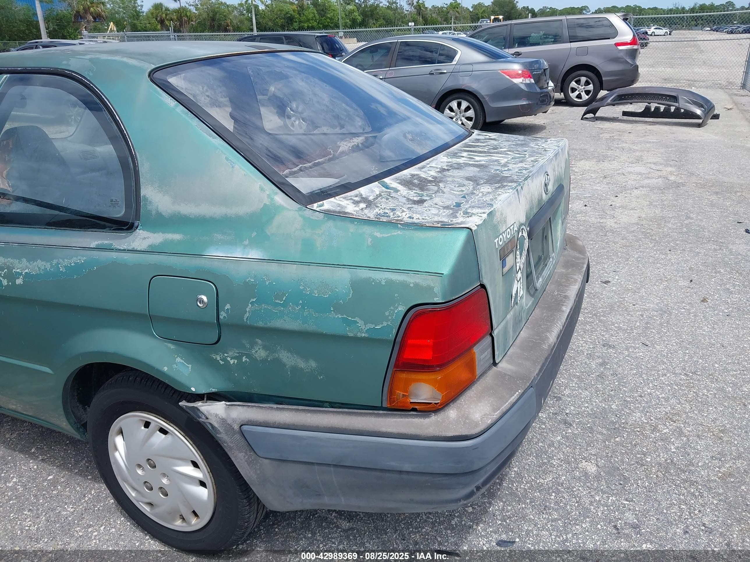 1995 Toyota Tercel Std Green vin: JT2EL55DXS0055900