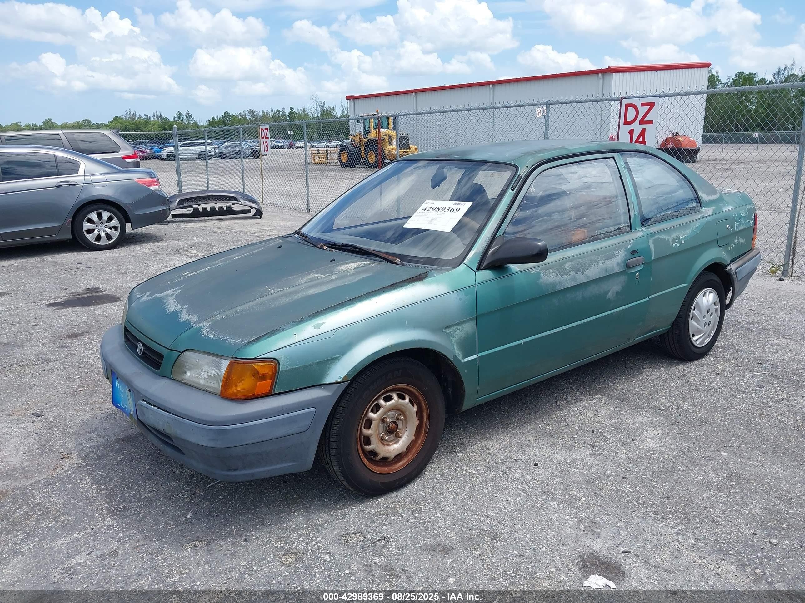 1995 Toyota Tercel Std Green vin: JT2EL55DXS0055900