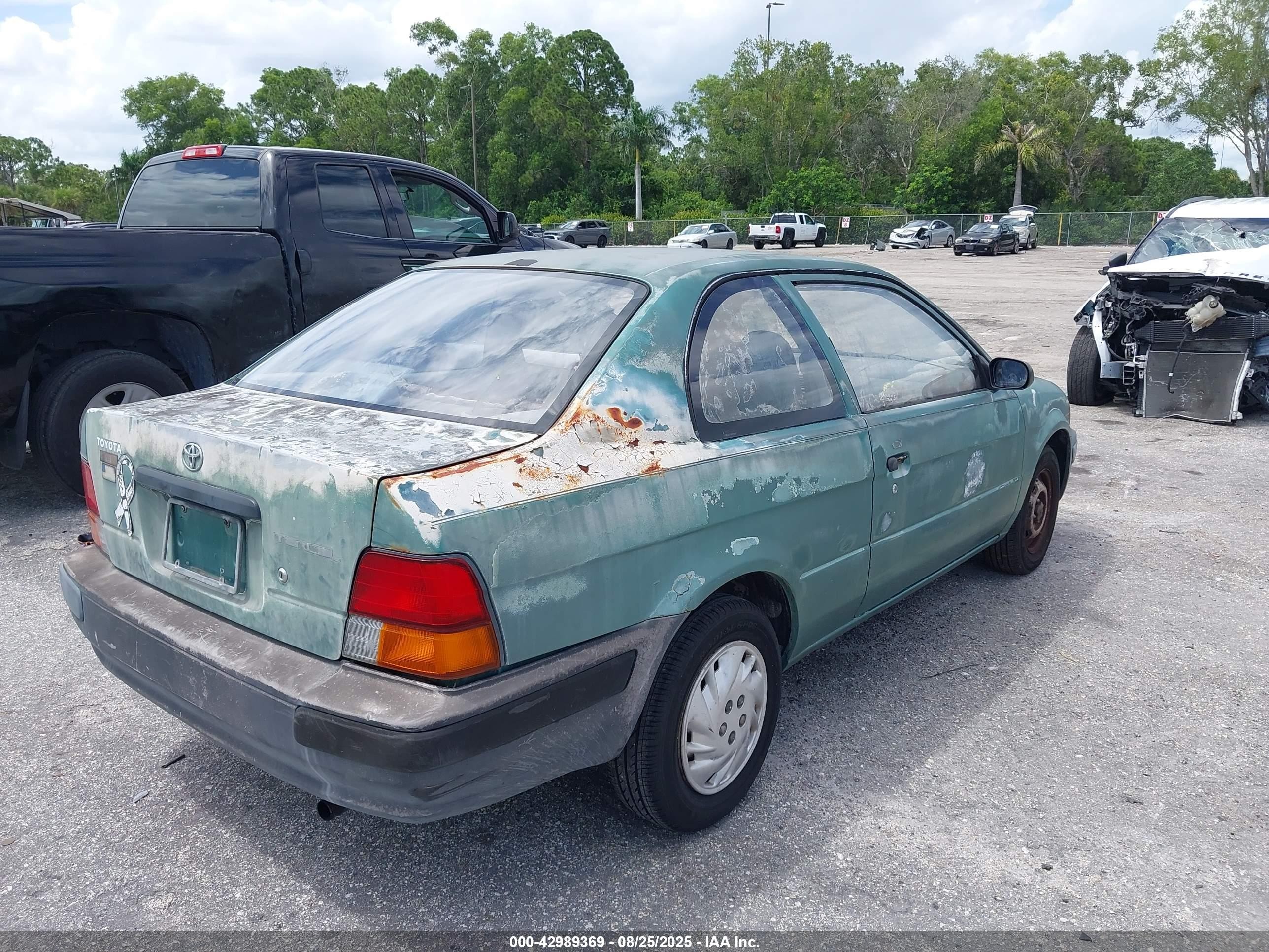 1995 Toyota Tercel Std Green vin: JT2EL55DXS0055900