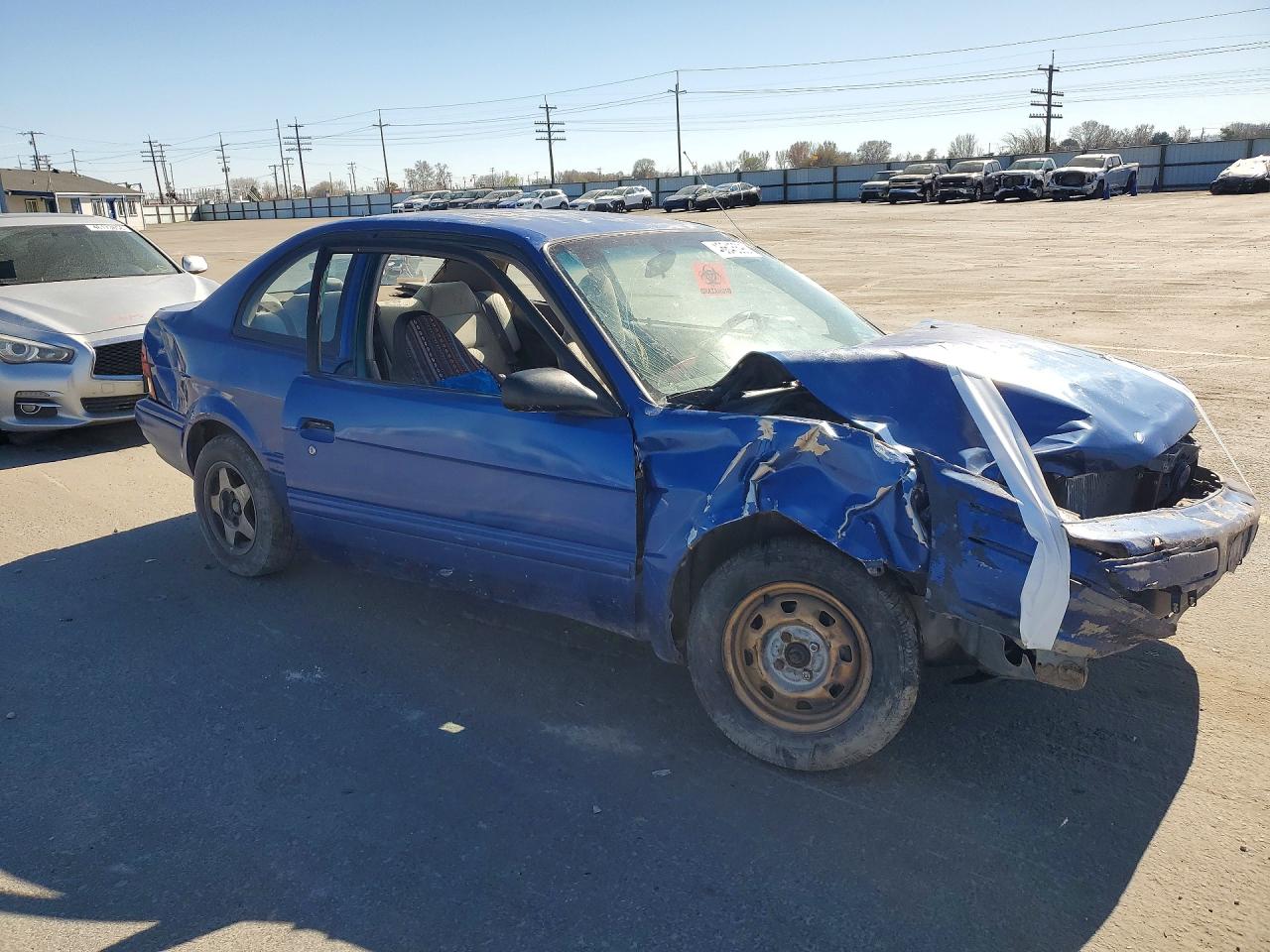 1995 Toyota Tercel Dx Blue vin: JT2EL56D1S0025988