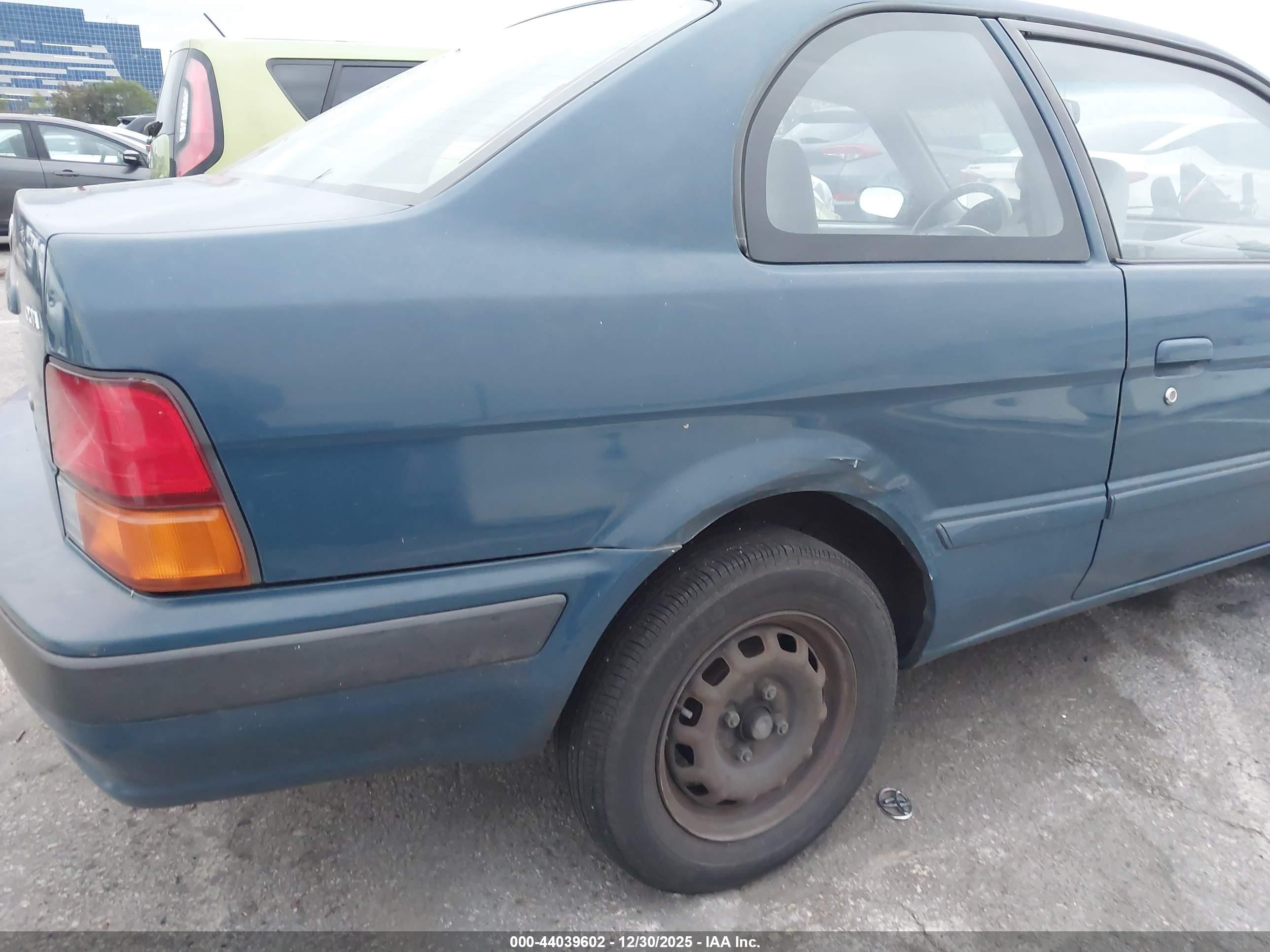 1995 Toyota Tercel Dx Blue vin: JT2EL56D5S0066639