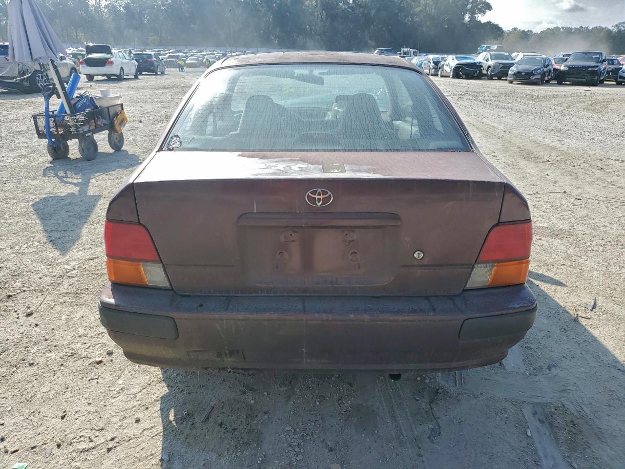 1995 Toyota Tercel Dx Burgundy vin: JT2EL56D6S0050269