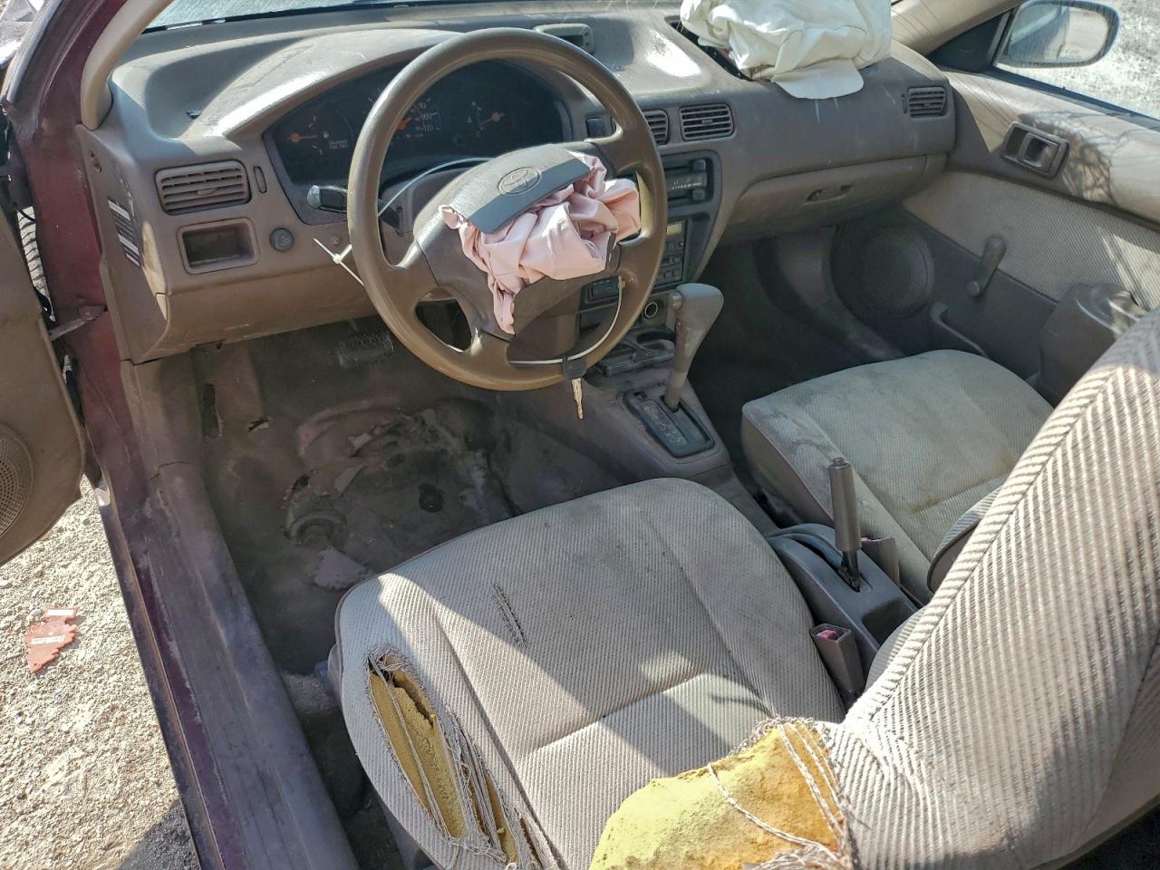 1995 Toyota Tercel Dx Burgundy vin: JT2EL56D6S0050269