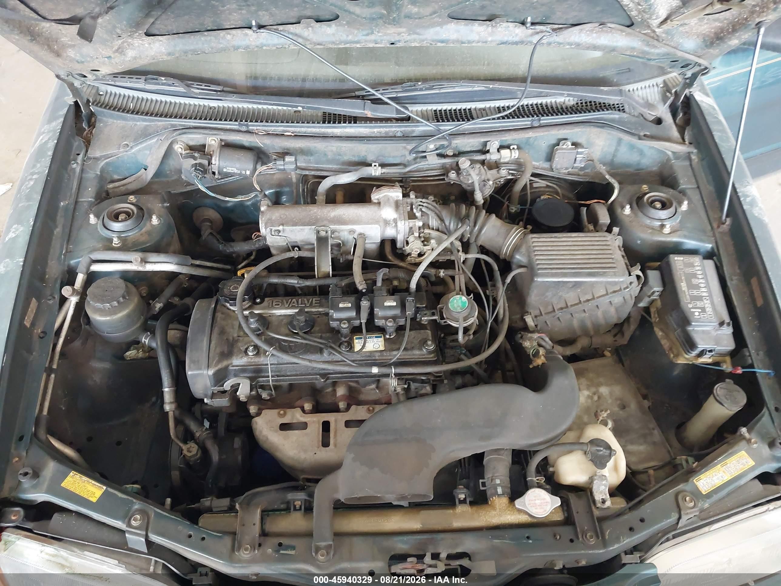 1995 Toyota Tercel Dx Green vin: JT2EL56D6S0078380