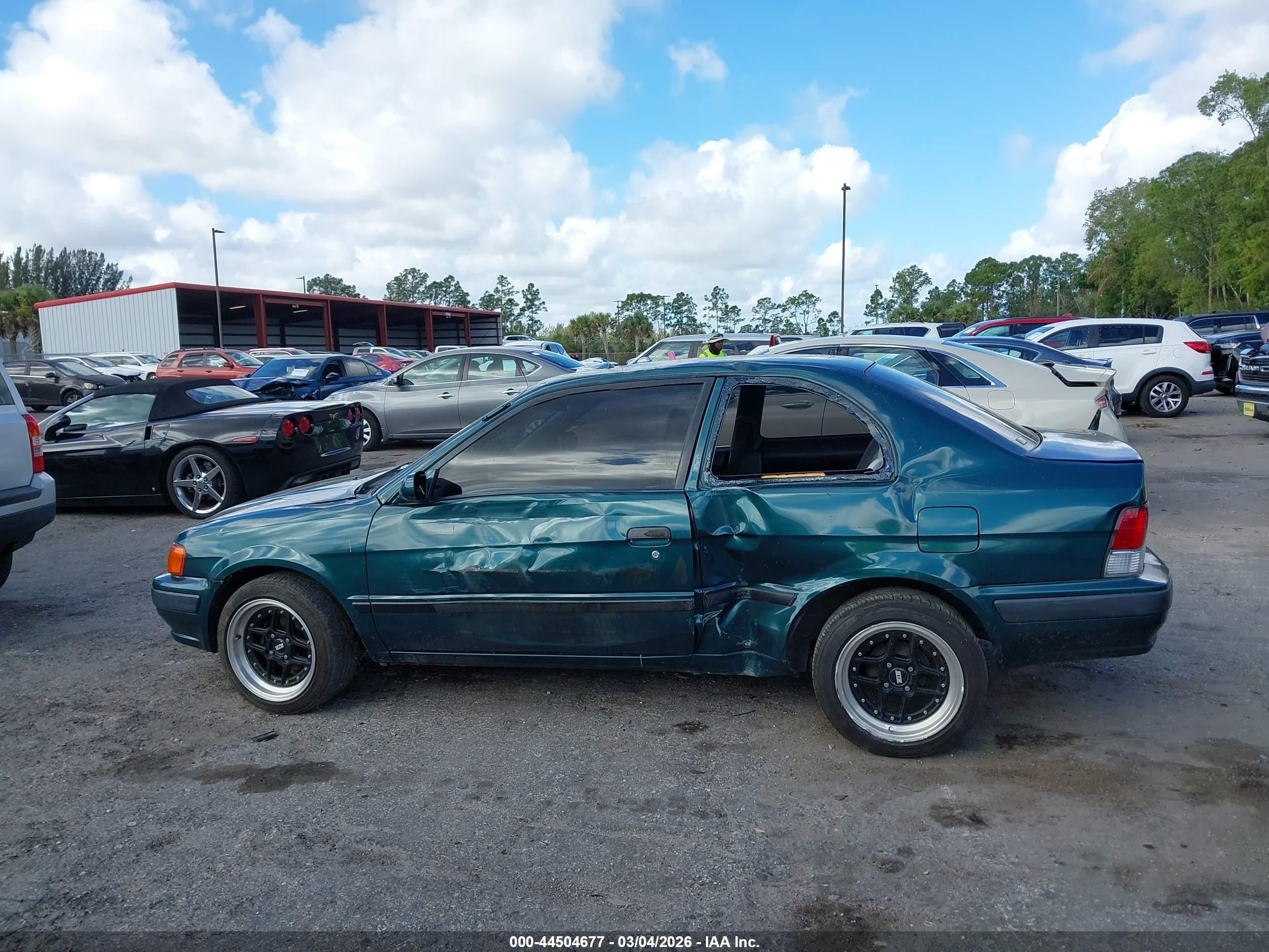 1995 Toyota Tercel Dx Green vin: JT2EL56D6S0094143