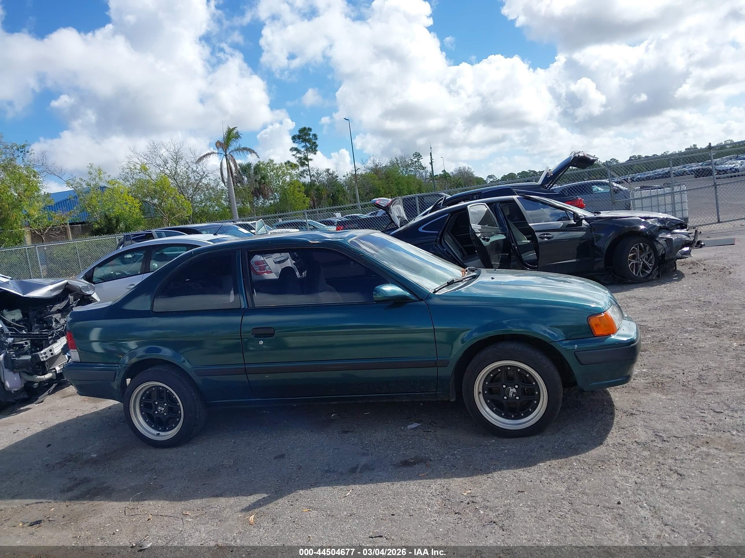 1995 Toyota Tercel Dx Green vin: JT2EL56D6S0094143