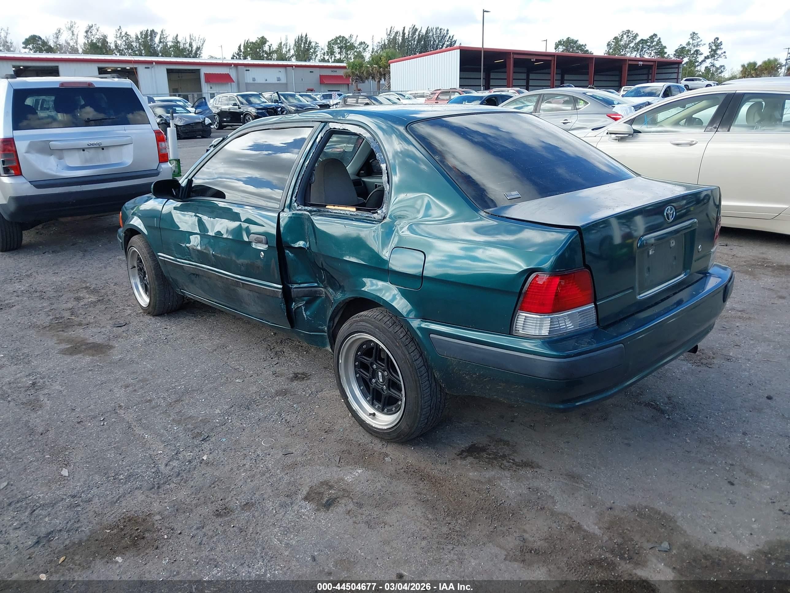 1995 Toyota Tercel Dx Green vin: JT2EL56D6S0094143