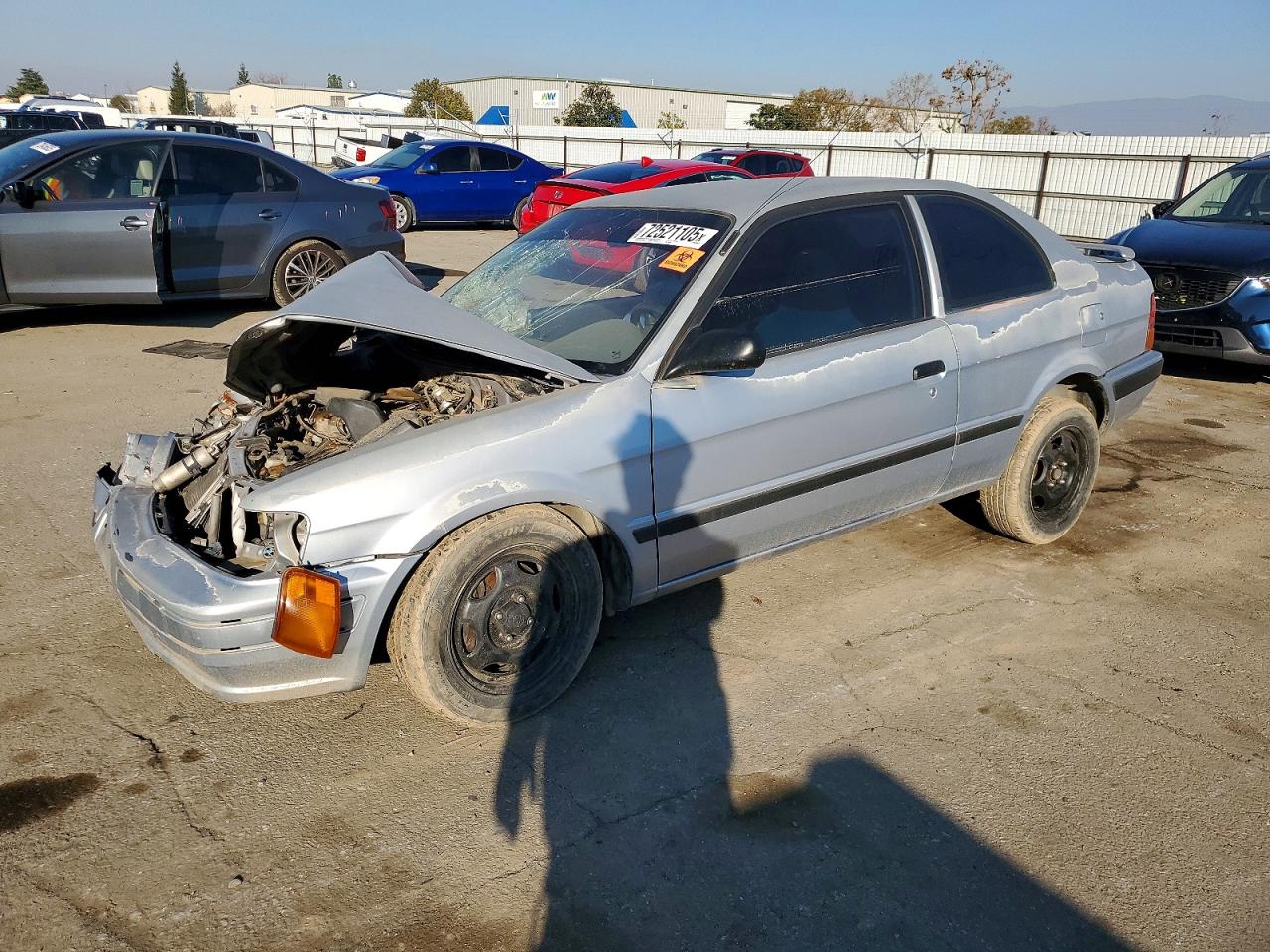 1995 Toyota Tercel Dx Silver vin: JT2EL56D7S0009939