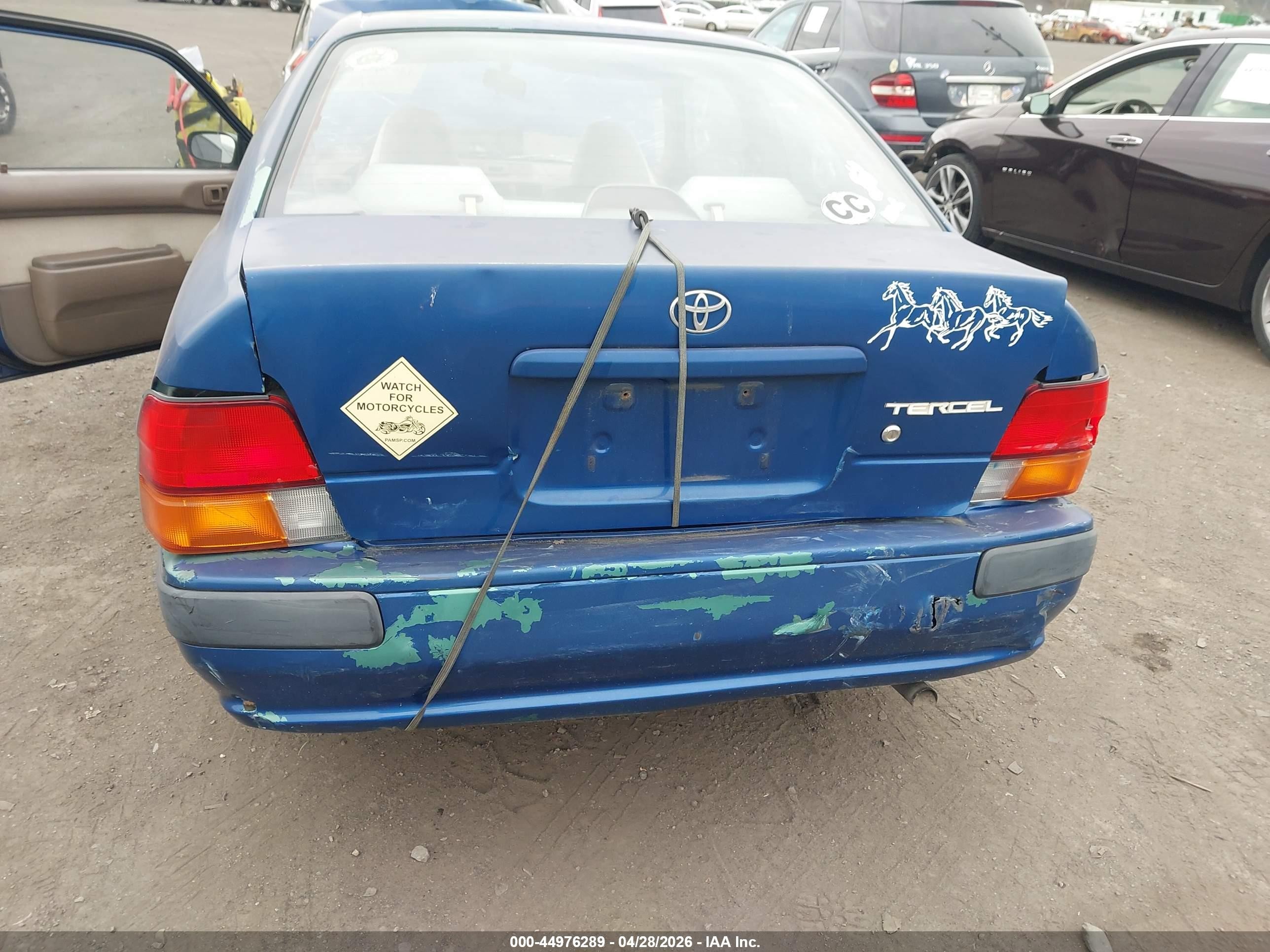 1995 Toyota Tercel Dx Синий vin: JT2EL56D7S0020259