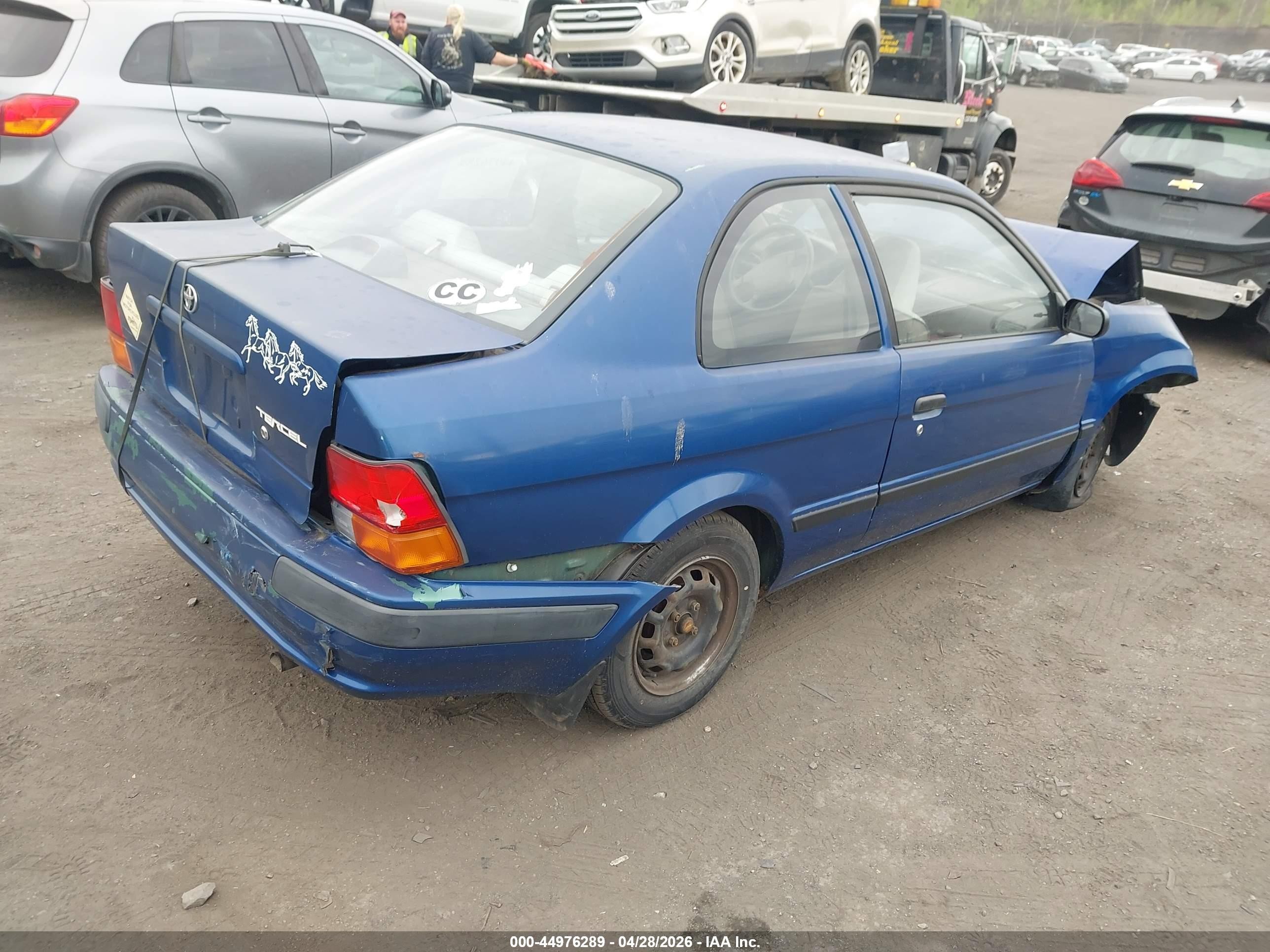 1995 Toyota Tercel Dx Синий vin: JT2EL56D7S0020259