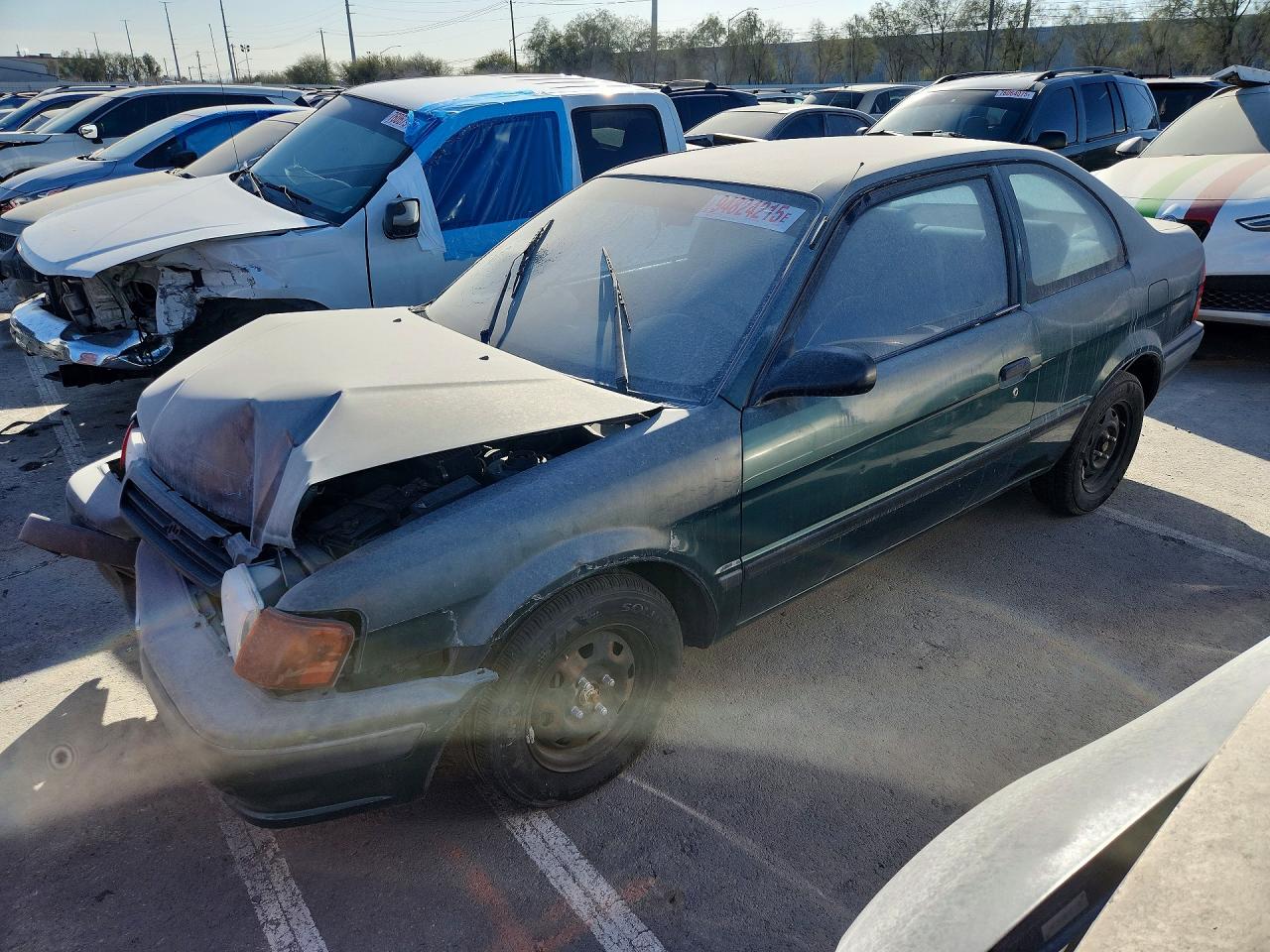 1995 Toyota Tercel Dx Green vin: JT2EL56D8S0023638